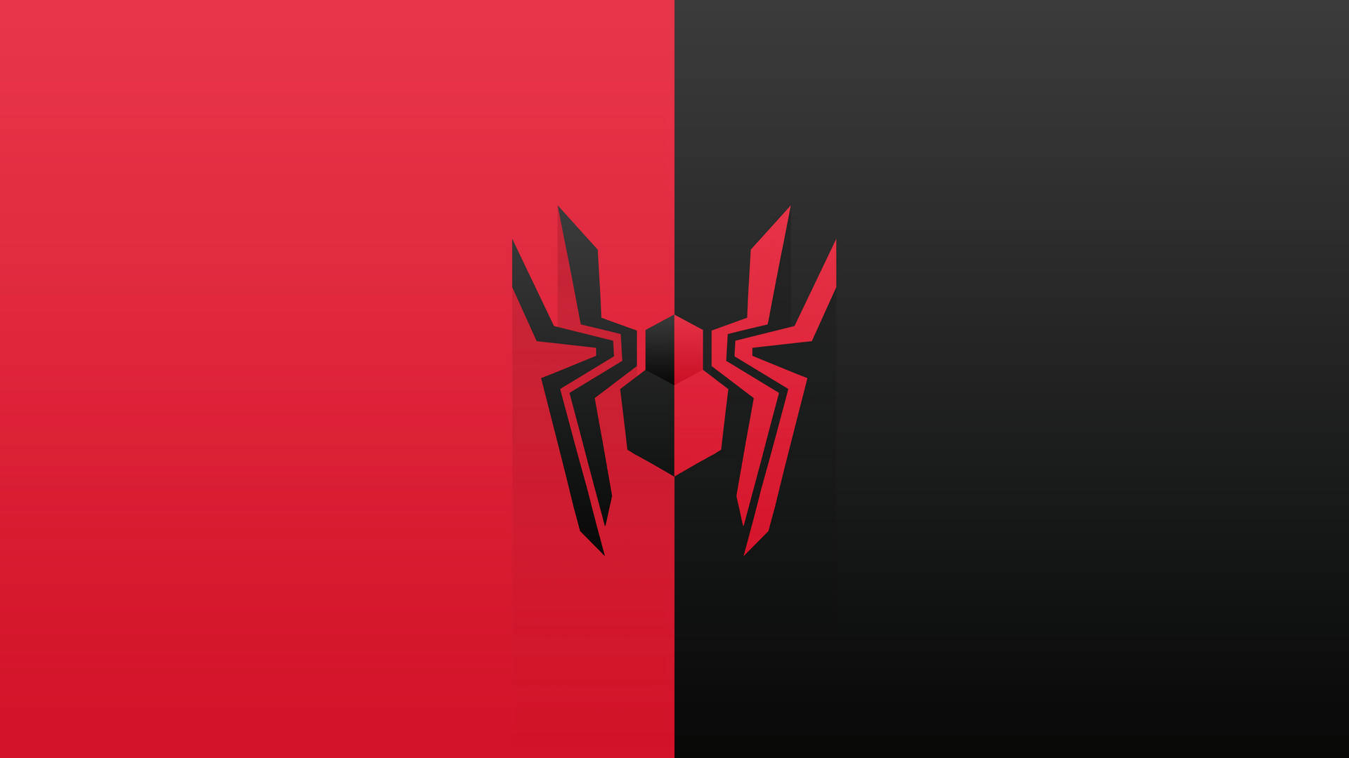 Fondo 4K Negro y Rojo de Spider-Man Fondos de pantalla