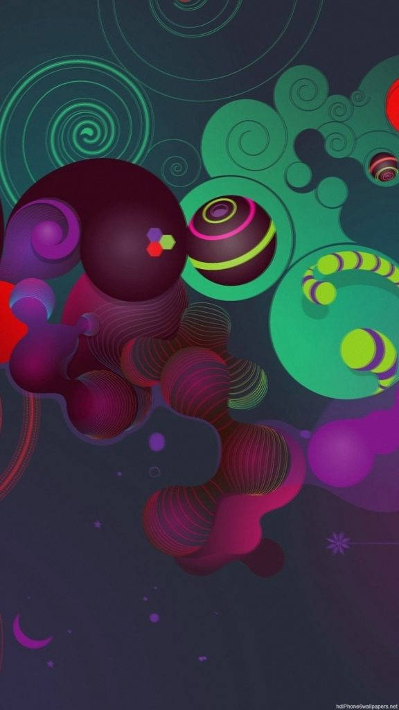 Fondo abstracto aleatorio único para iPhone Fondos de pantalla