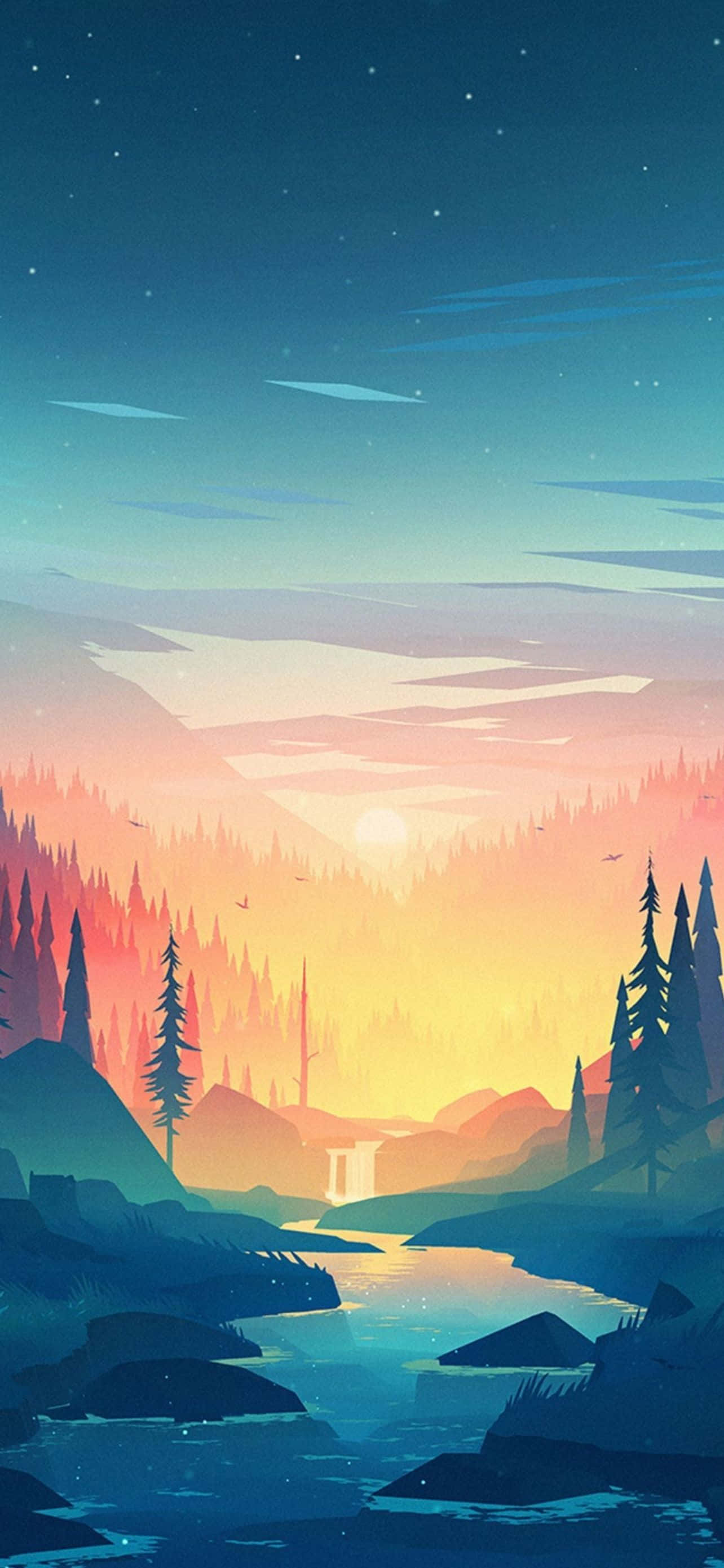 Fondo abstracto colorido y genial para iPhone Fondos de pantalla