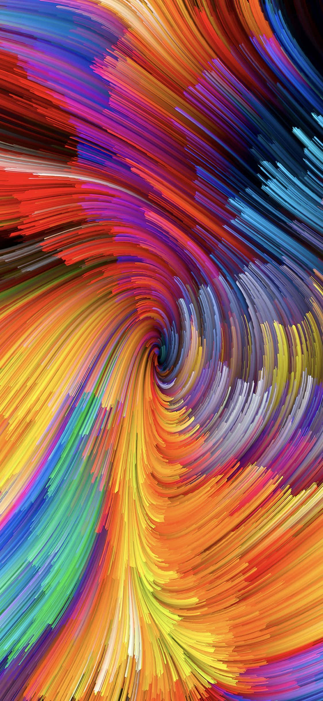 Fondo abstracto de arte digital con remolinos cromáticos Fondos de pantalla
