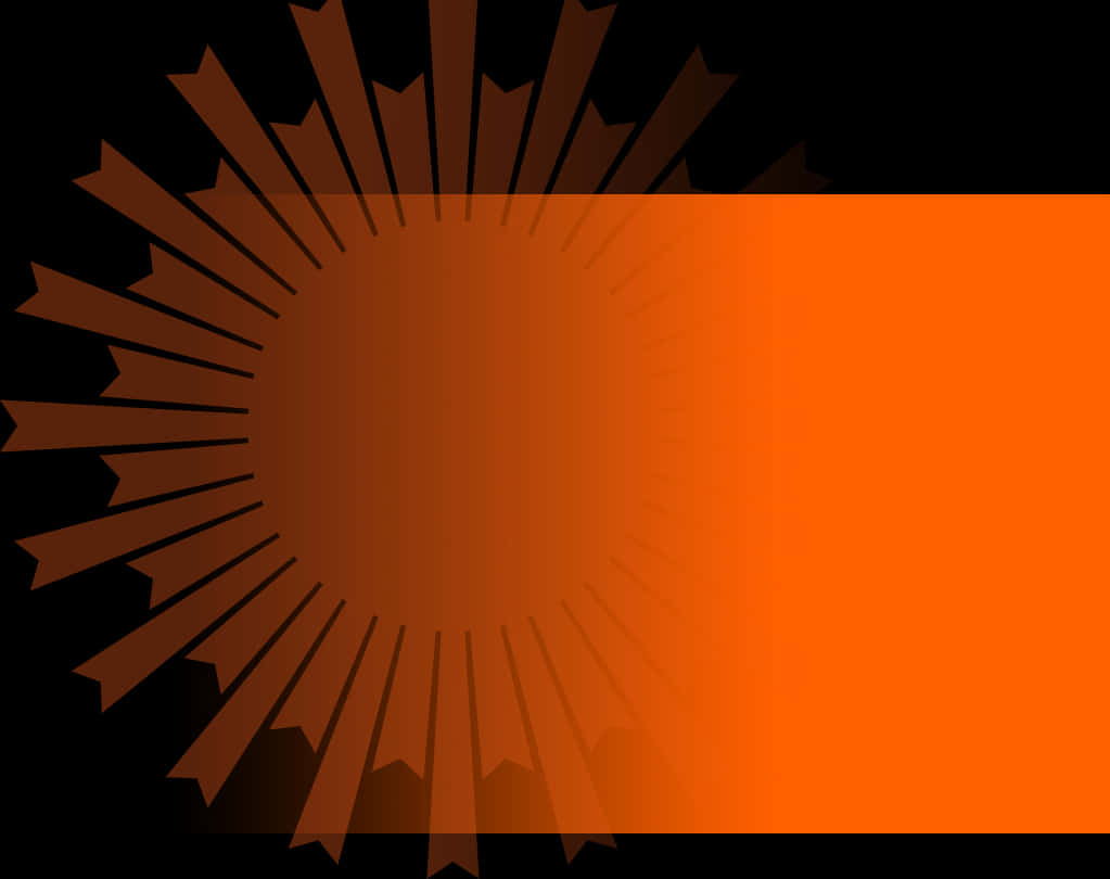 Fondo abstracto de estallido solar naranja Fondos de pantalla