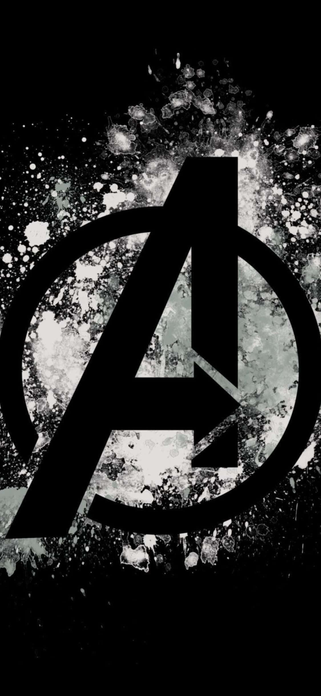 Fondo Abstracto del Logo de Avengers para iPhone XS Fondos de pantalla