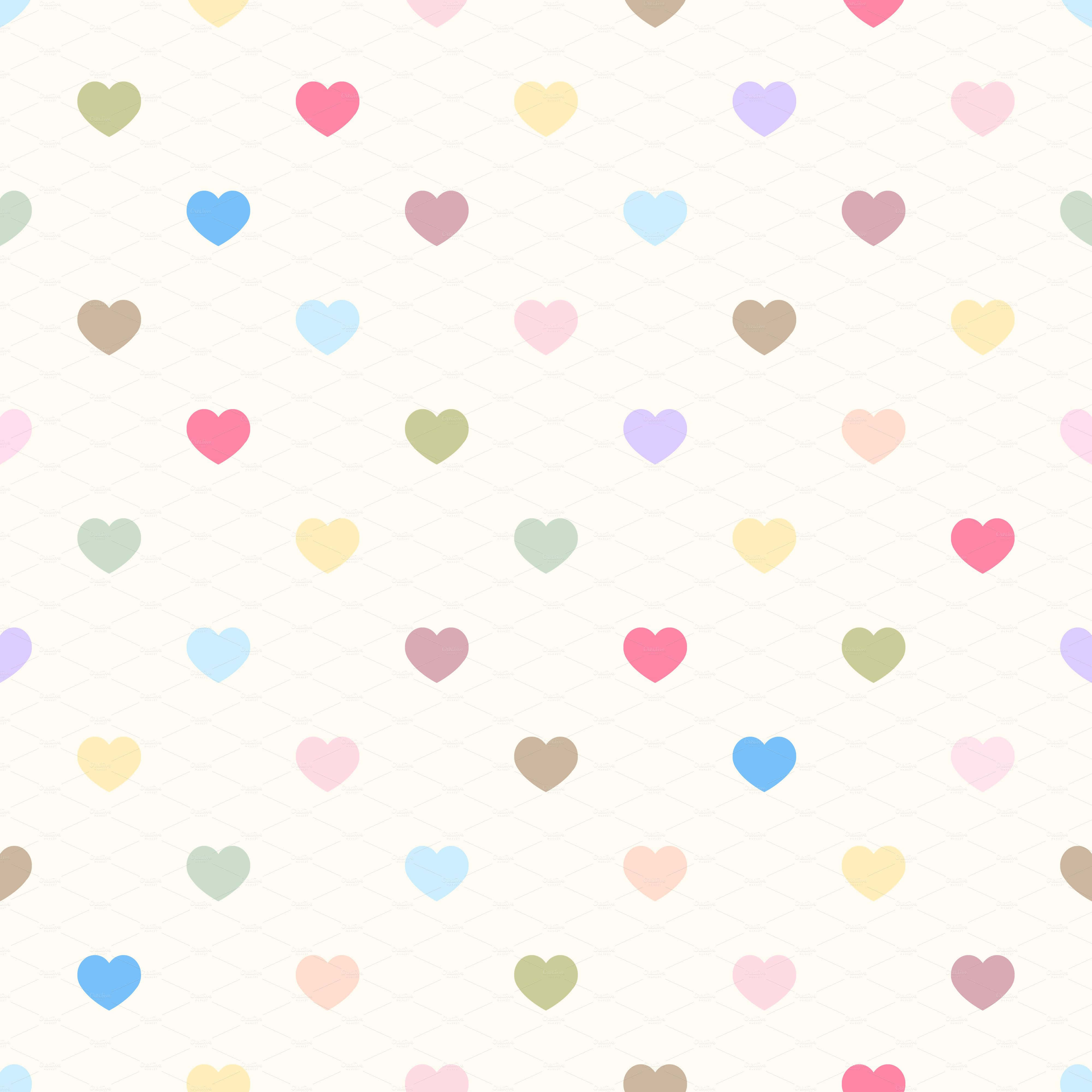 Fondo adorable lleno de corazones Fondos de pantalla