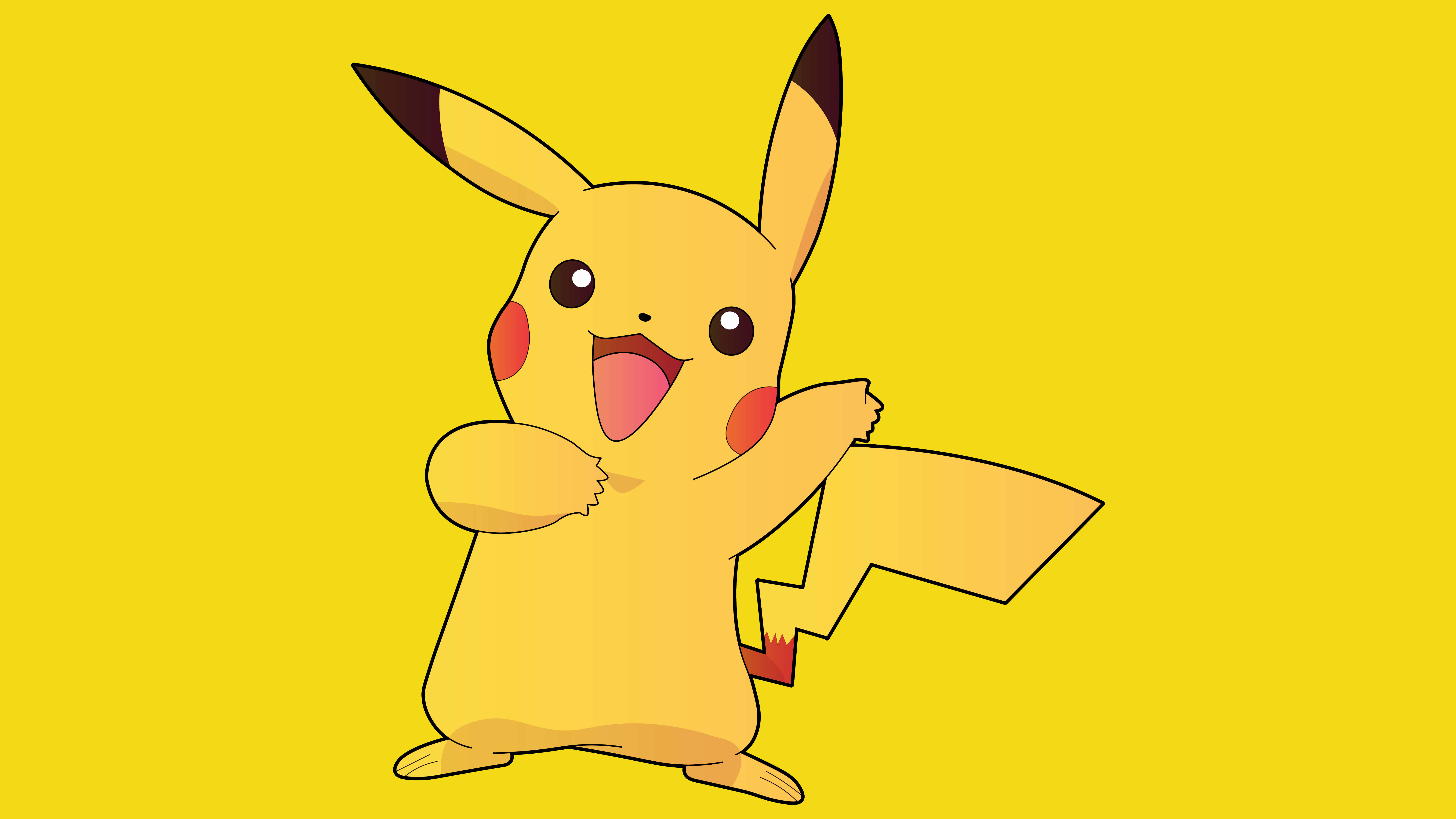 Fondo Aesthetic Amarillo de Pikachu Pokémon Fondos de pantalla