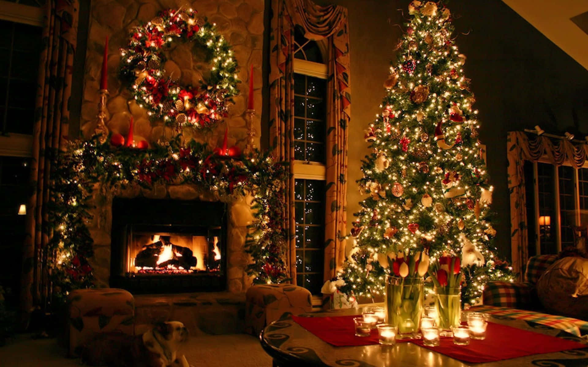 Fondo Alegre de Navidad para Teams Fondos de pantalla