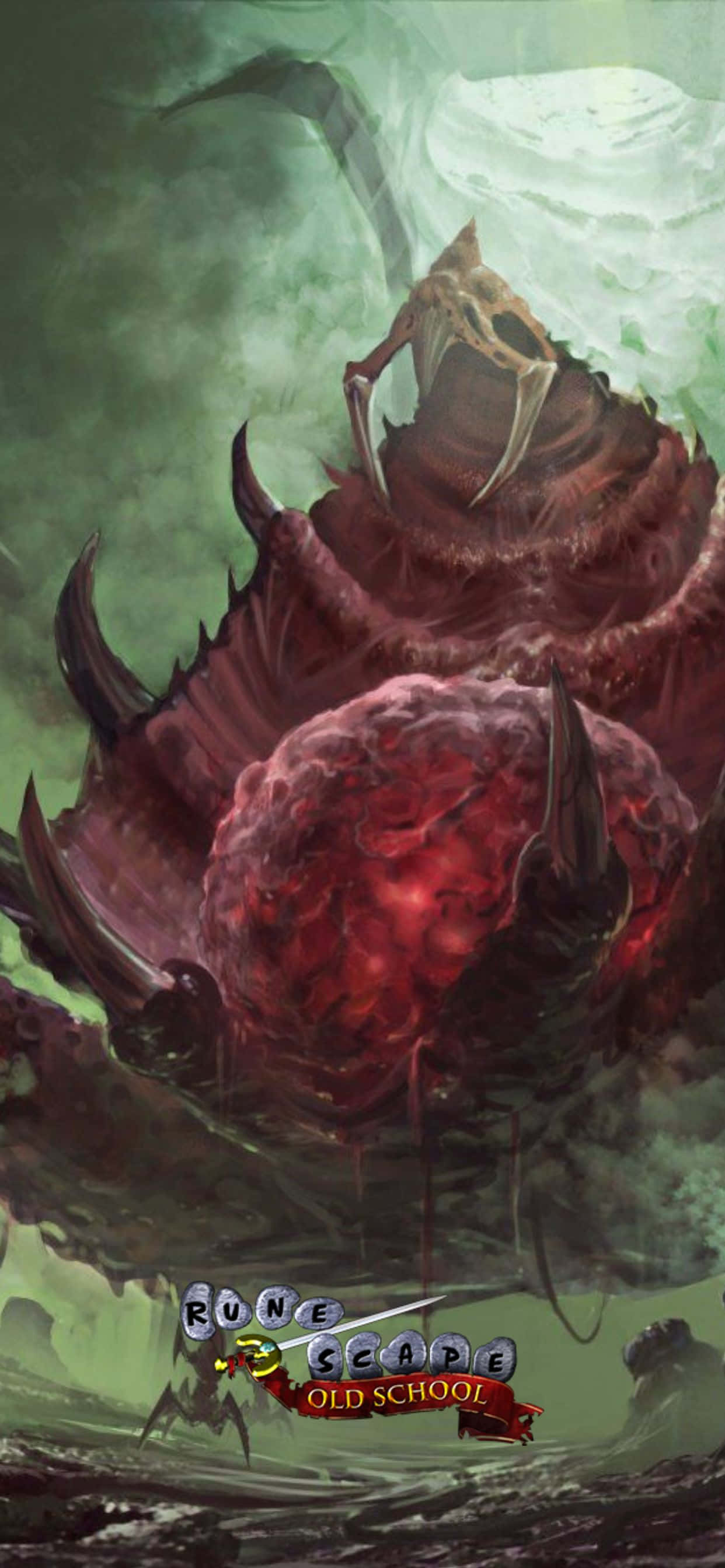 Monstruo Alienígena Fondo iPhone XS Max Runescape Oldschool Fondos de pantalla