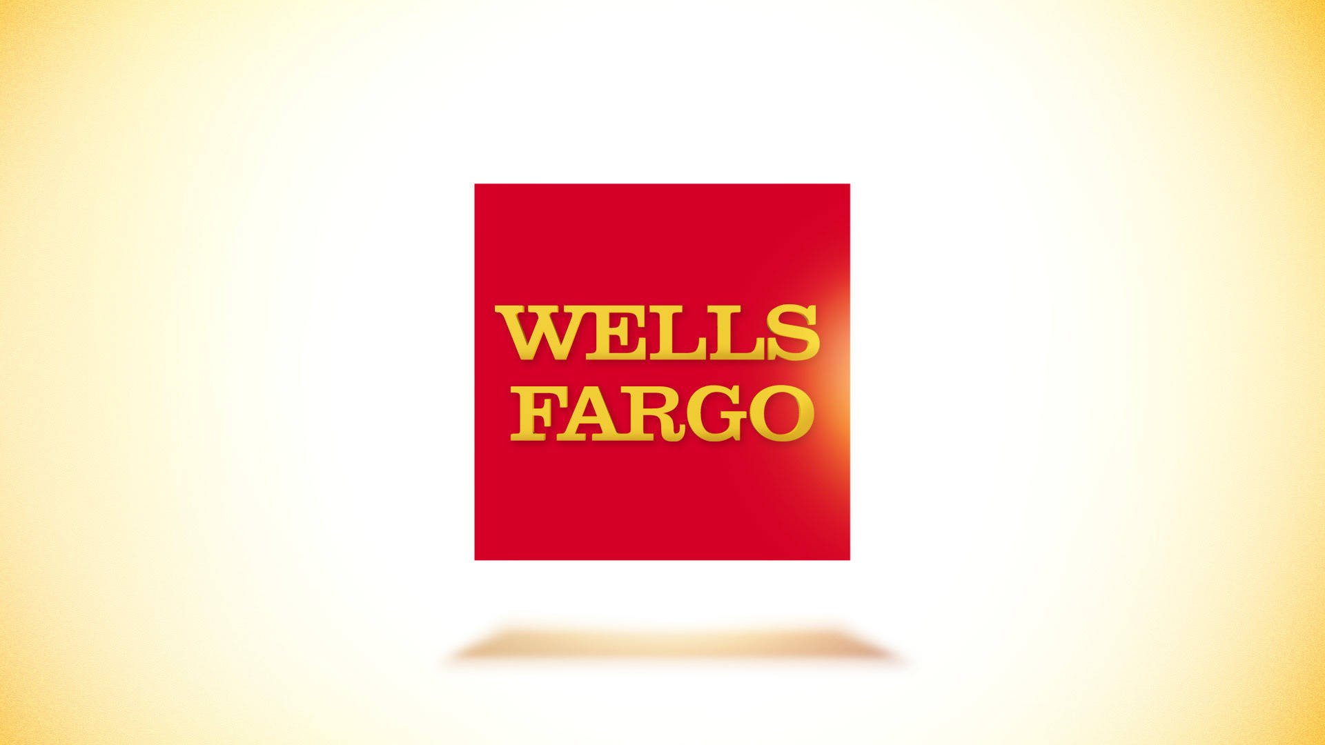 Fondo amarillo degradado sencillo de Wells Fargo Fondos de pantalla