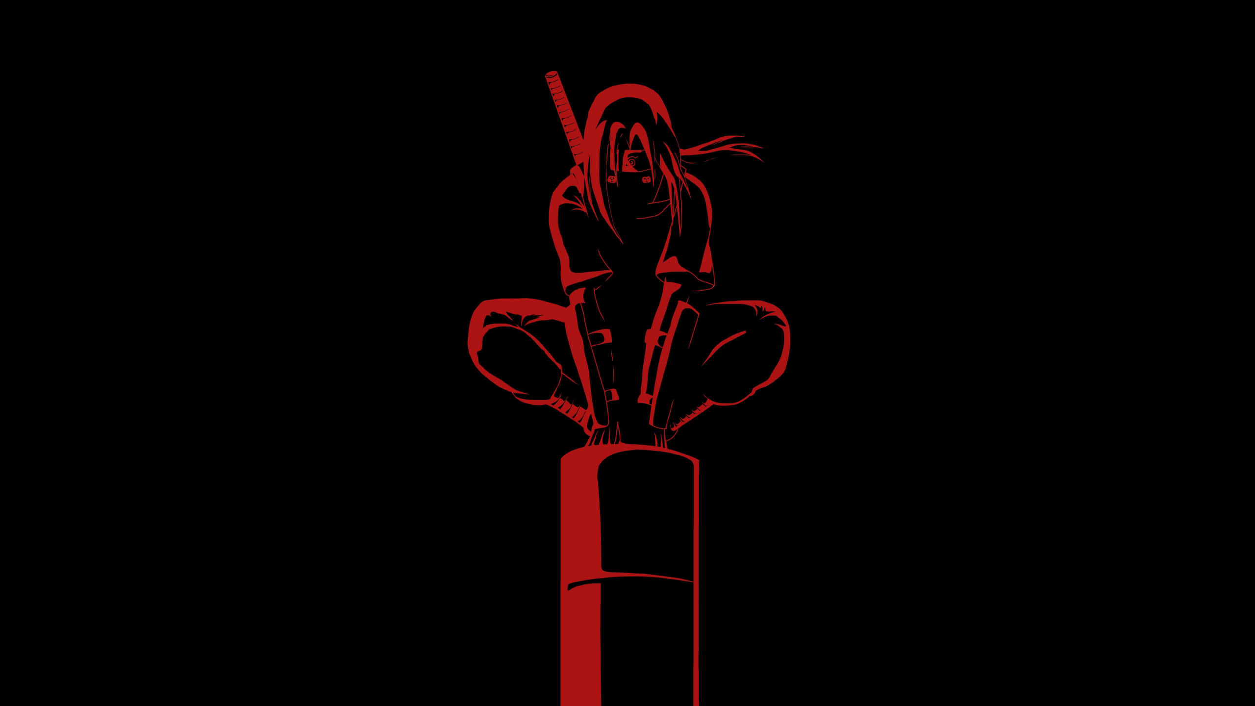 Fondo AMOLED 1440p de Uchiha Itachi Fondos de pantalla