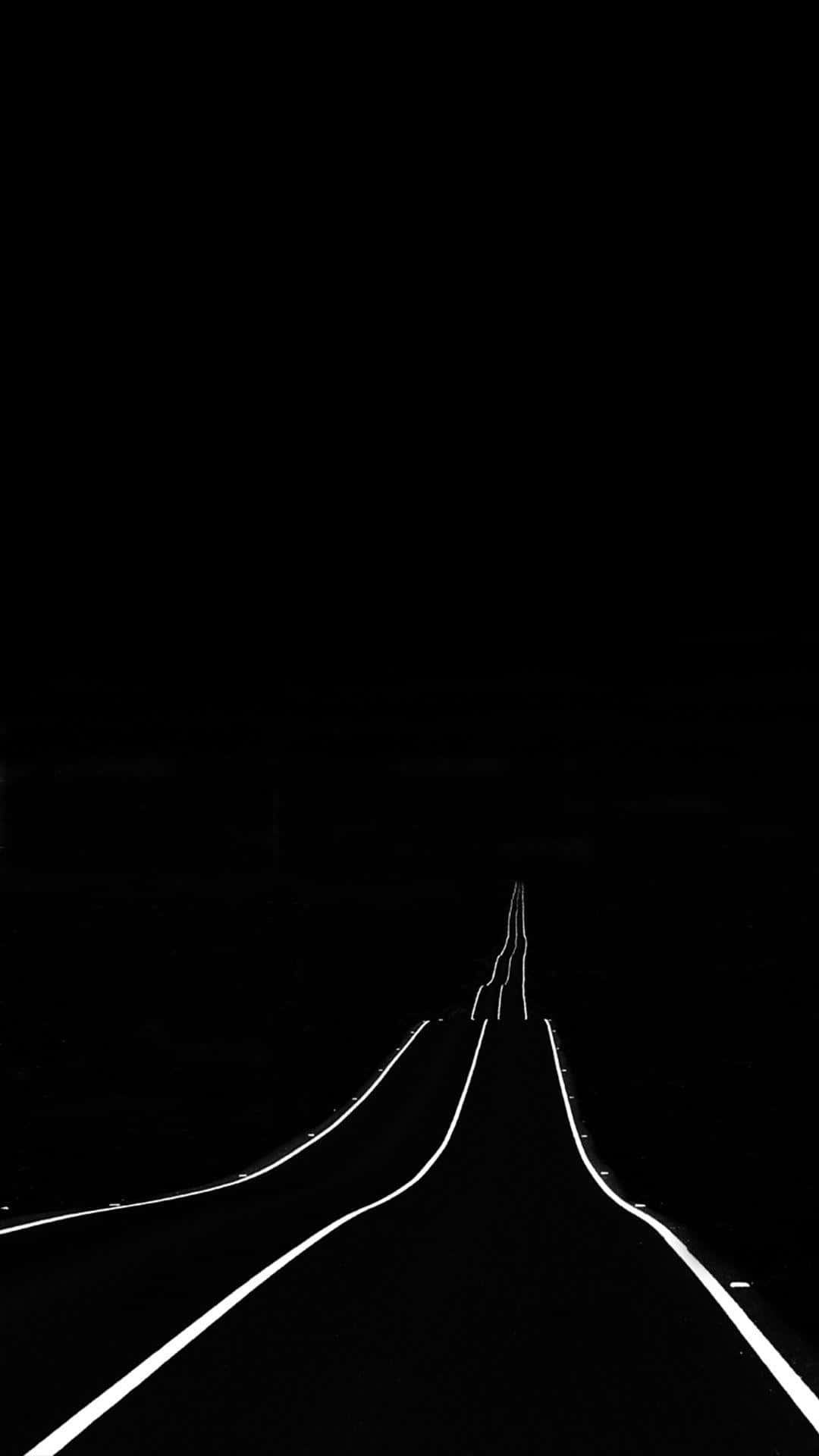 Fondo AMOLED de Camino Largo y Curvo Fondos de pantalla