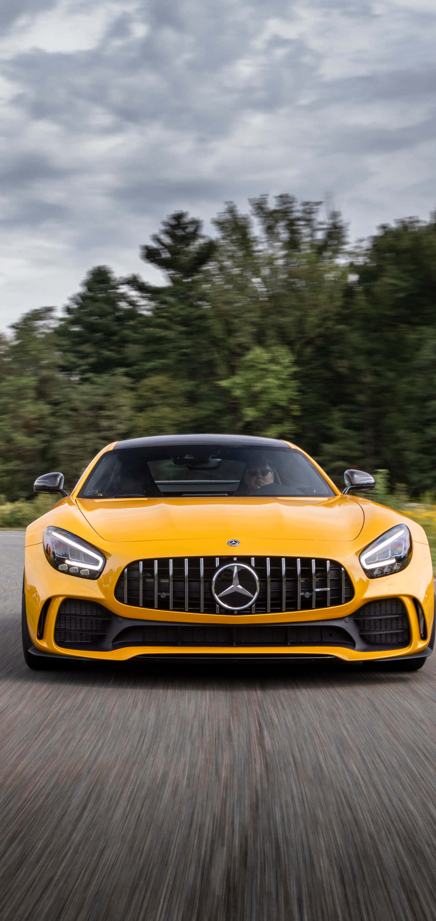Fondo Android Amg Gt-r Amarillo Fondos de pantalla