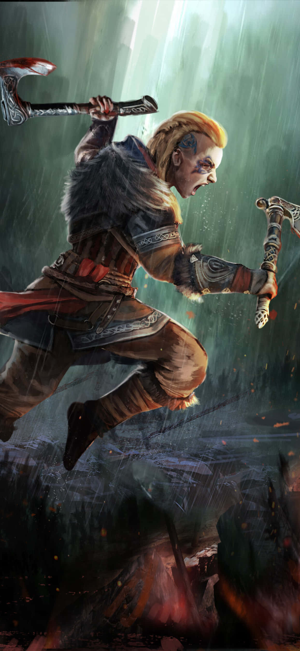 Fondo Android Assassin's Creed Valhalla Femenino Fondos de pantalla
