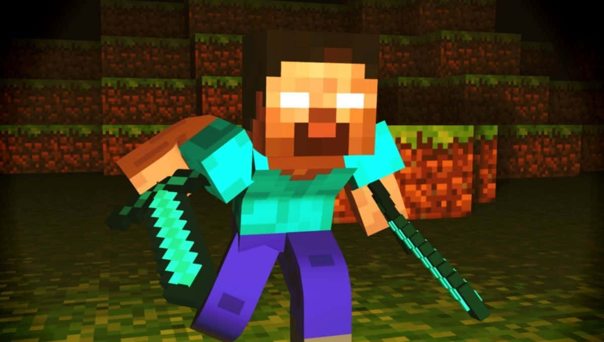 Fondo animado del personaje Herobrine de Minecraft Fondos de pantalla