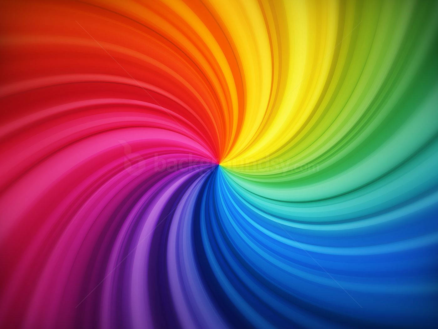 Fondo Arcoíris Espiral HD Fondos de pantalla