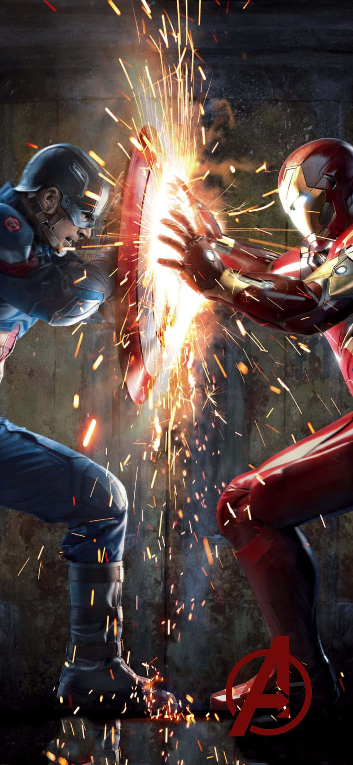 Fondo Avengers iPhone XS Civil War 2016 Fondos de pantalla