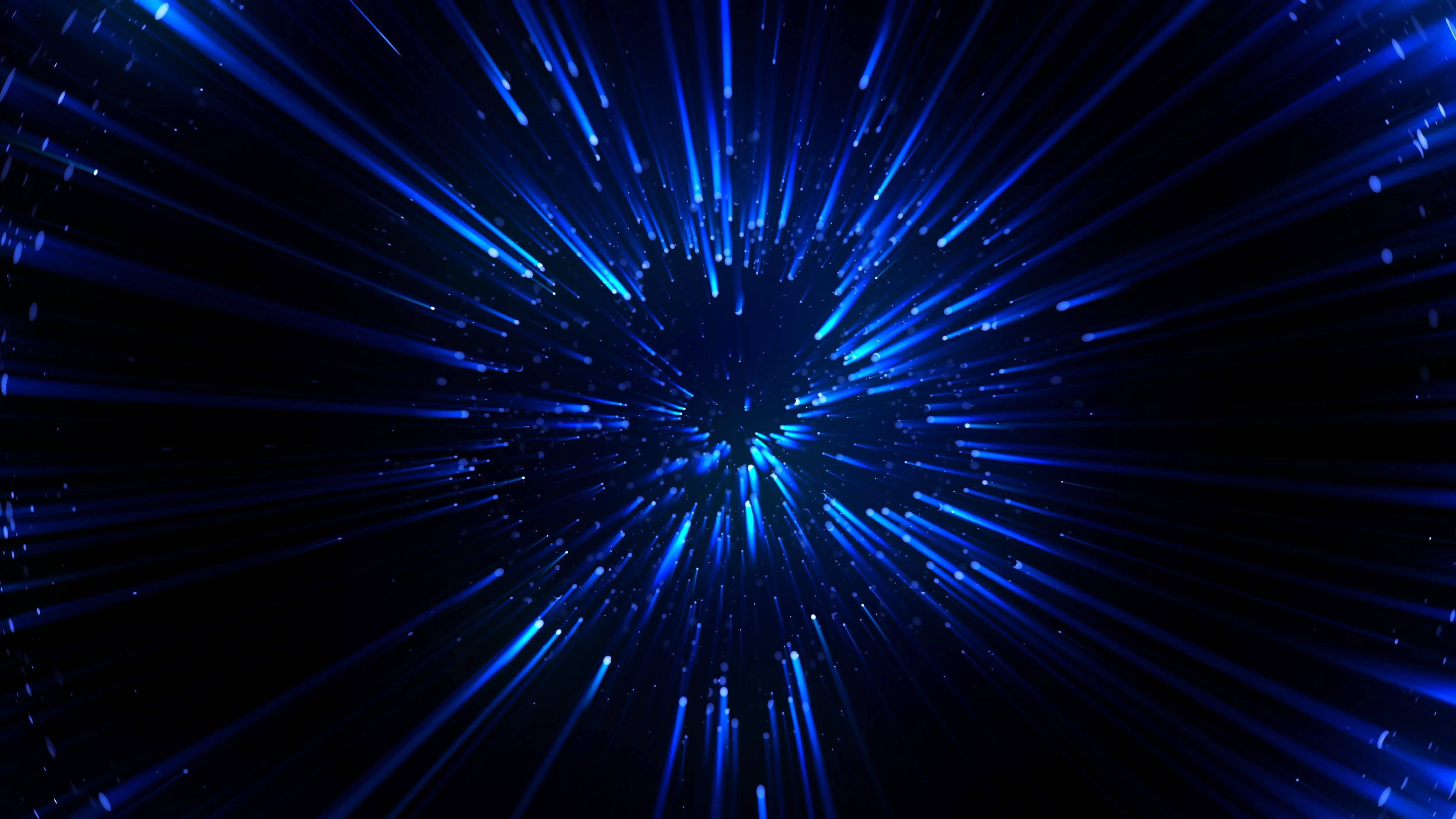 Fondo Azul 4K de Velocidad Warp Fondos de pantalla