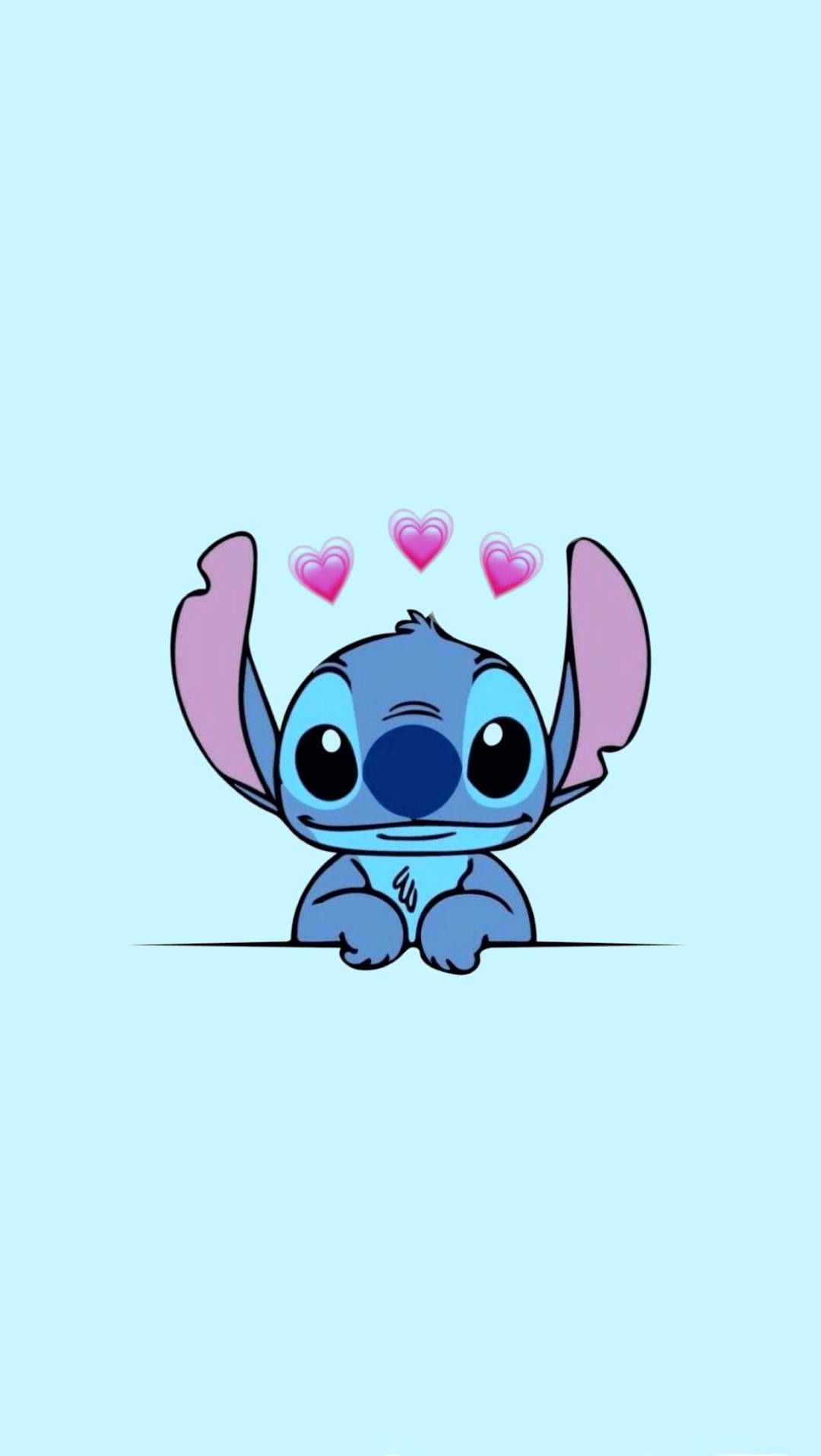 Fondo Azul de Stitch para iPhone Fondos de pantalla