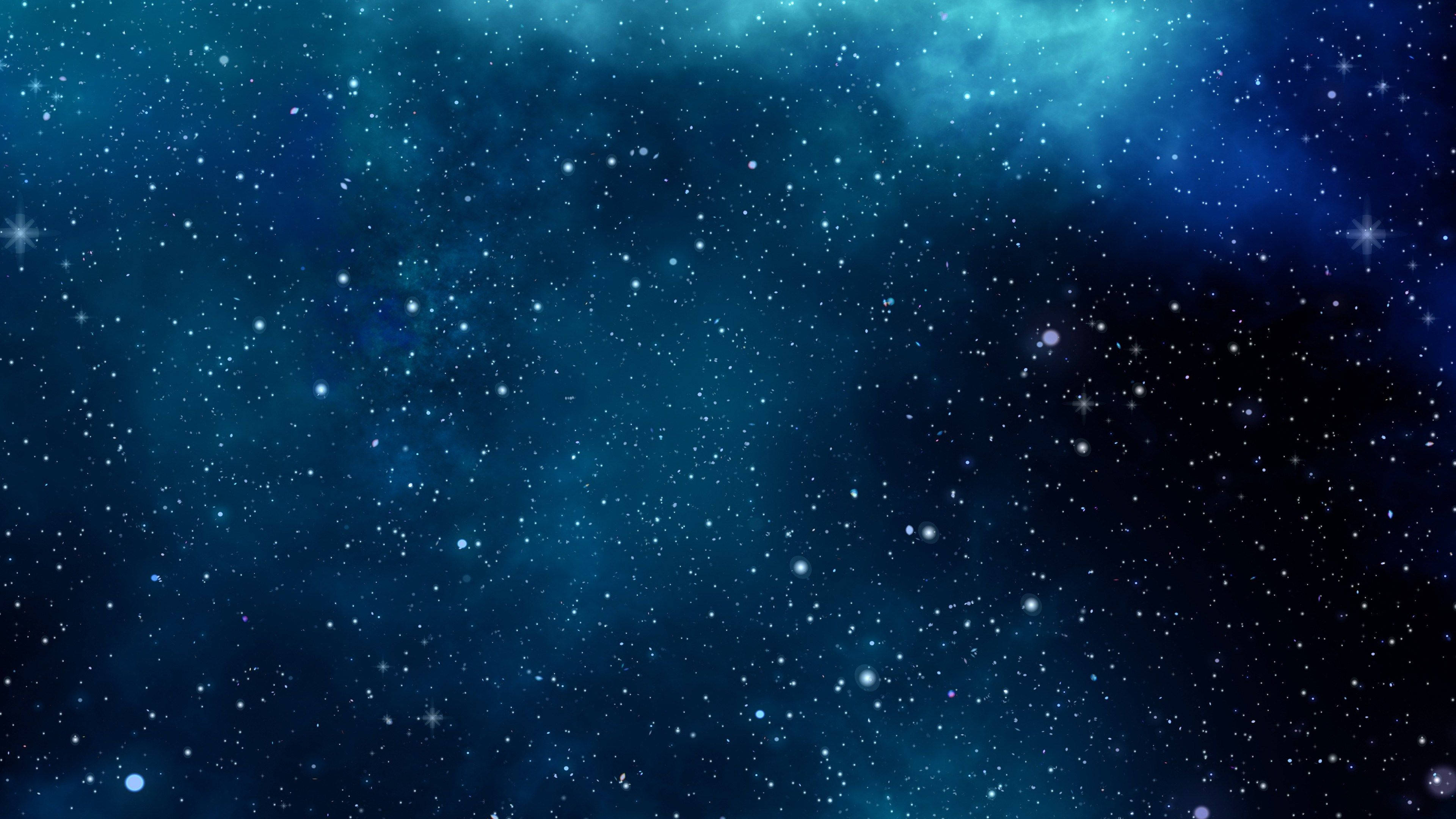 Fondo Azul Espacial Estético para Chromebook Fondos de pantalla
