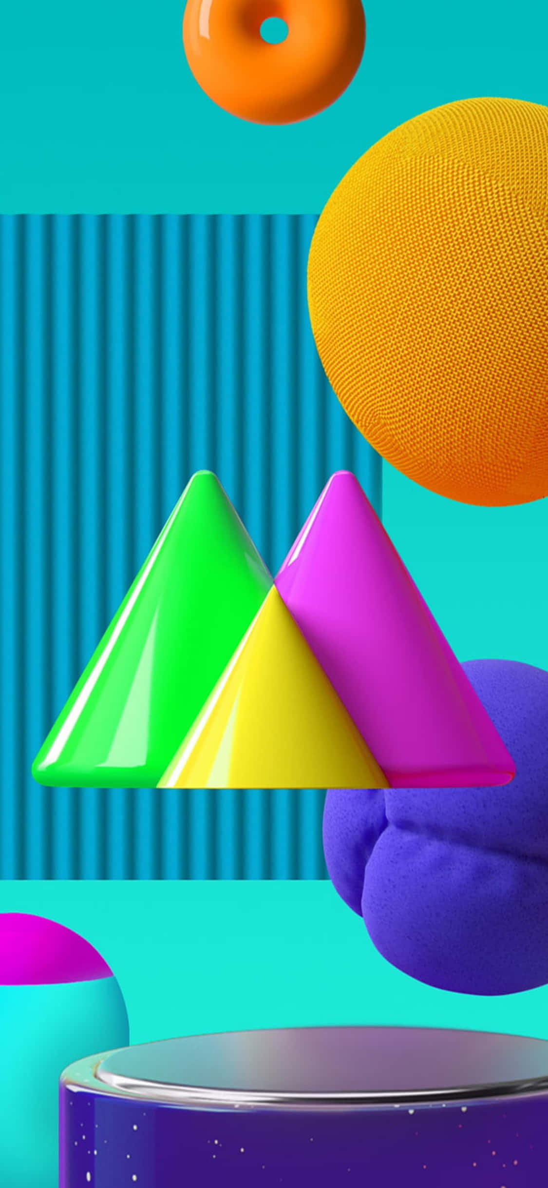 Fondo azul iPhone XS Serie M Fondos de pantalla