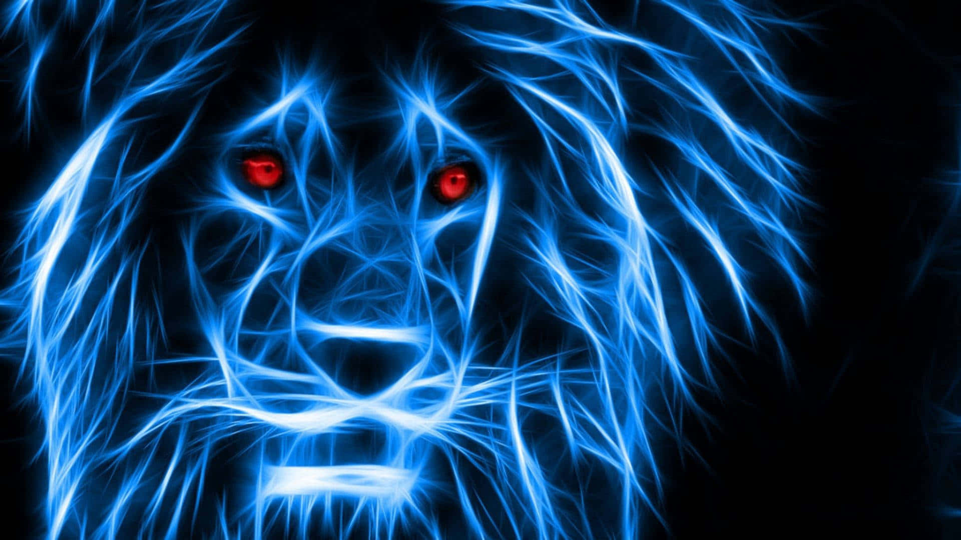 Fondo Azul Neón Intenso Fondos de pantalla