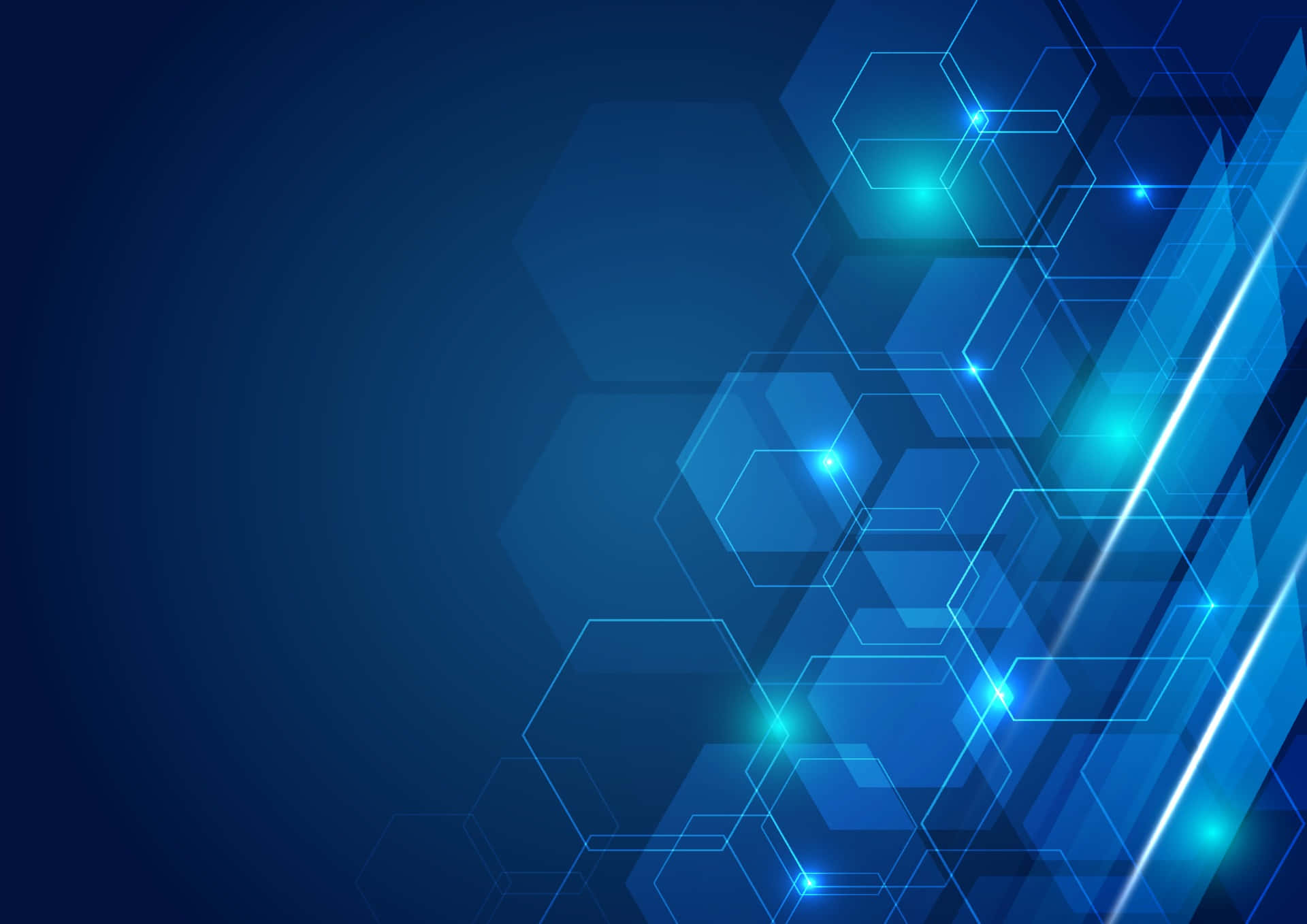 Fondo Azul Neón Brillante Fondos de pantalla