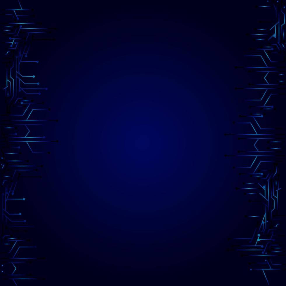 Fondo azul oscuro de sistema de alta tecnología Fondos de pantalla
