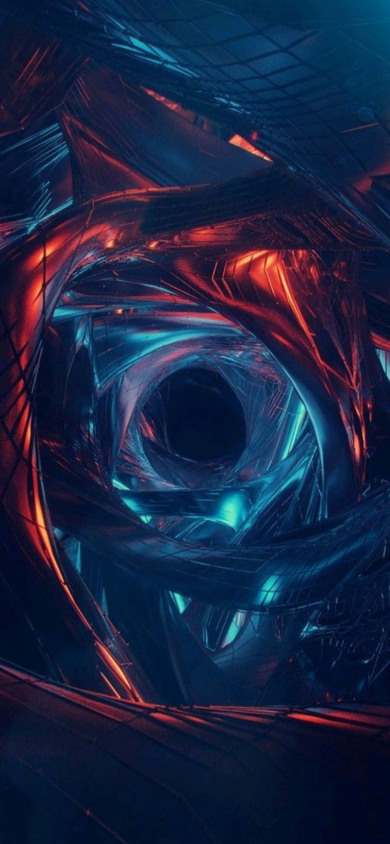 Fondo cautivador de patrones geométricos abstractos para iPhone Fondos de pantalla