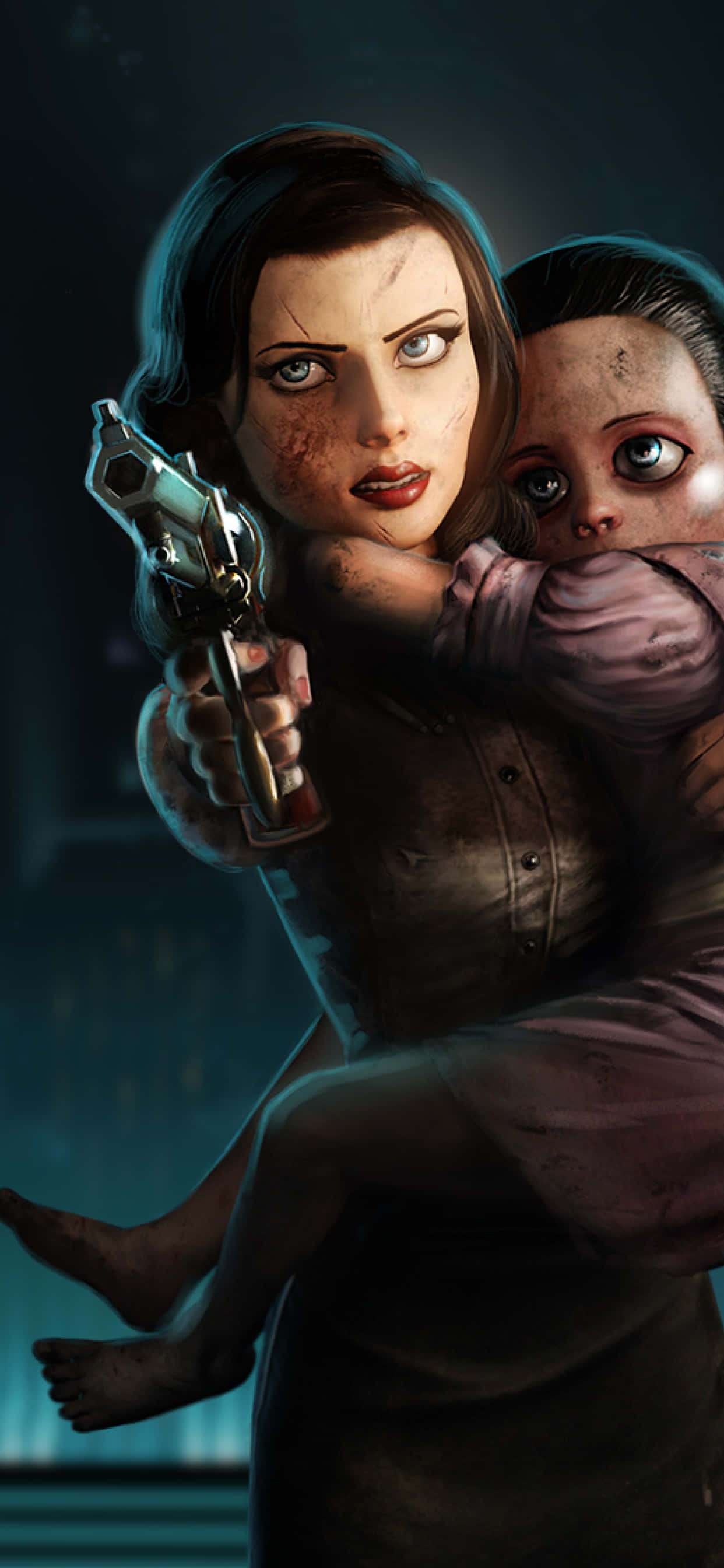 Fondo hipnotizante de Bioshock Infinite para iPhone XS Max Fondos de pantalla