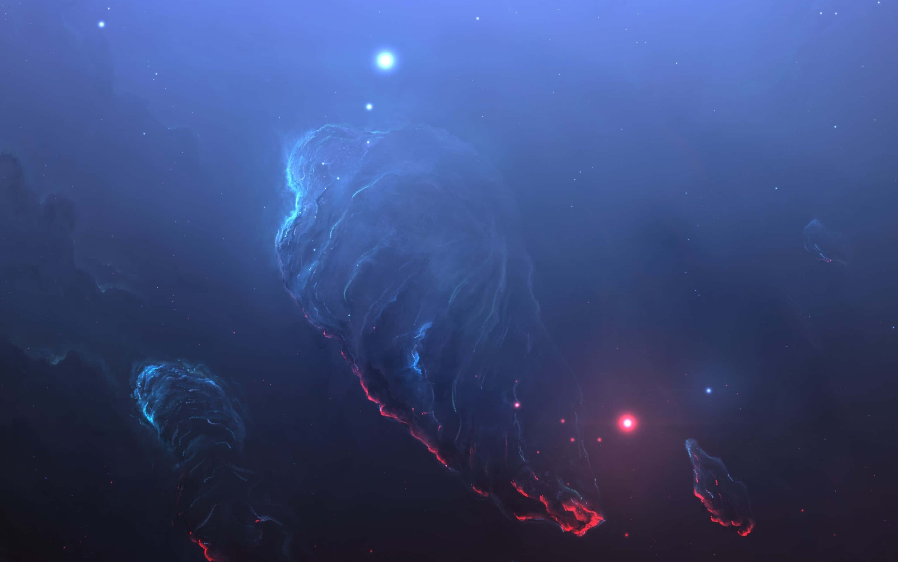 Fondo Celestial de Nubes de Nebulosa Oscura Fondos de pantalla