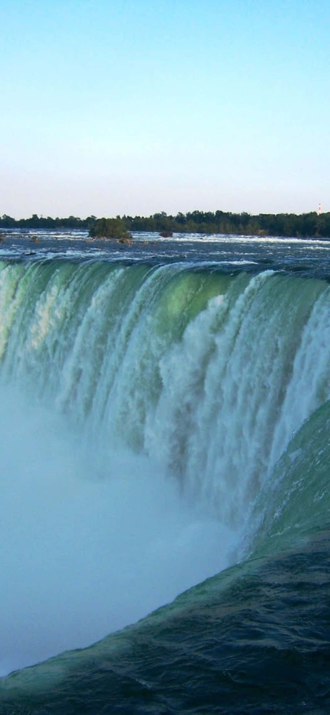 Fondo de agua de Cataratas del Niágara para iPhone X Fondos de pantalla