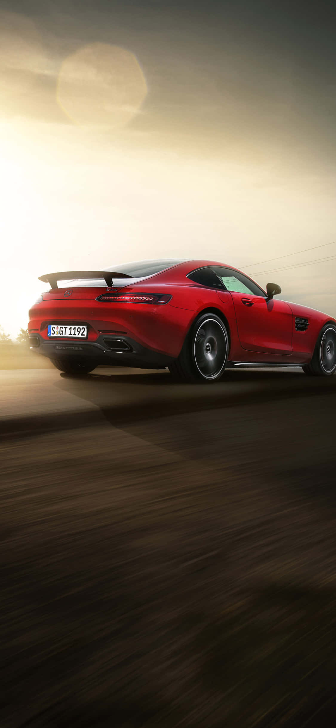 Fondo iPhone X Amg Gt-r Tronco Rojo AMG GT Fondos de pantalla