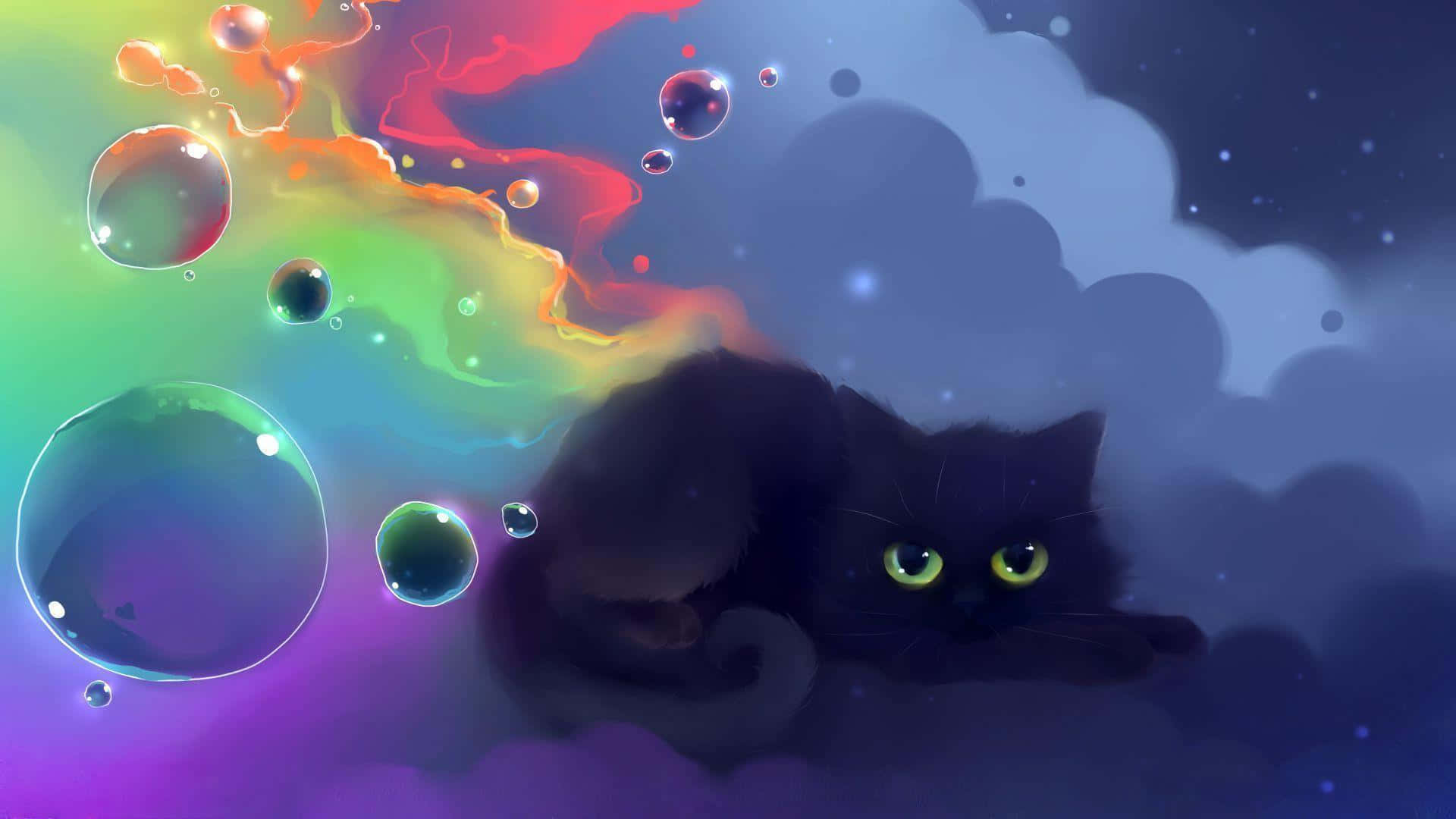 Fondo de Anime Gato Fondos de pantalla