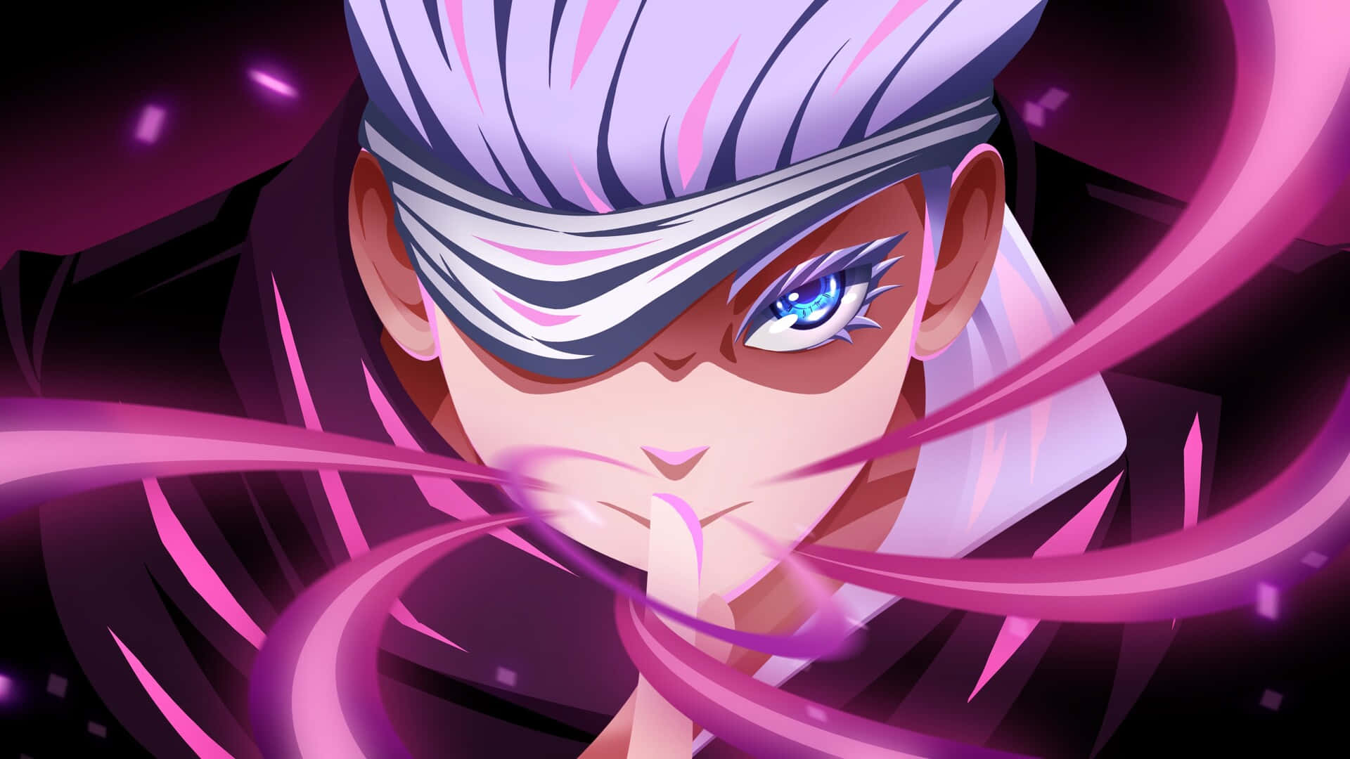 Fondo de anime innovador en color púrpura Fondos de pantalla