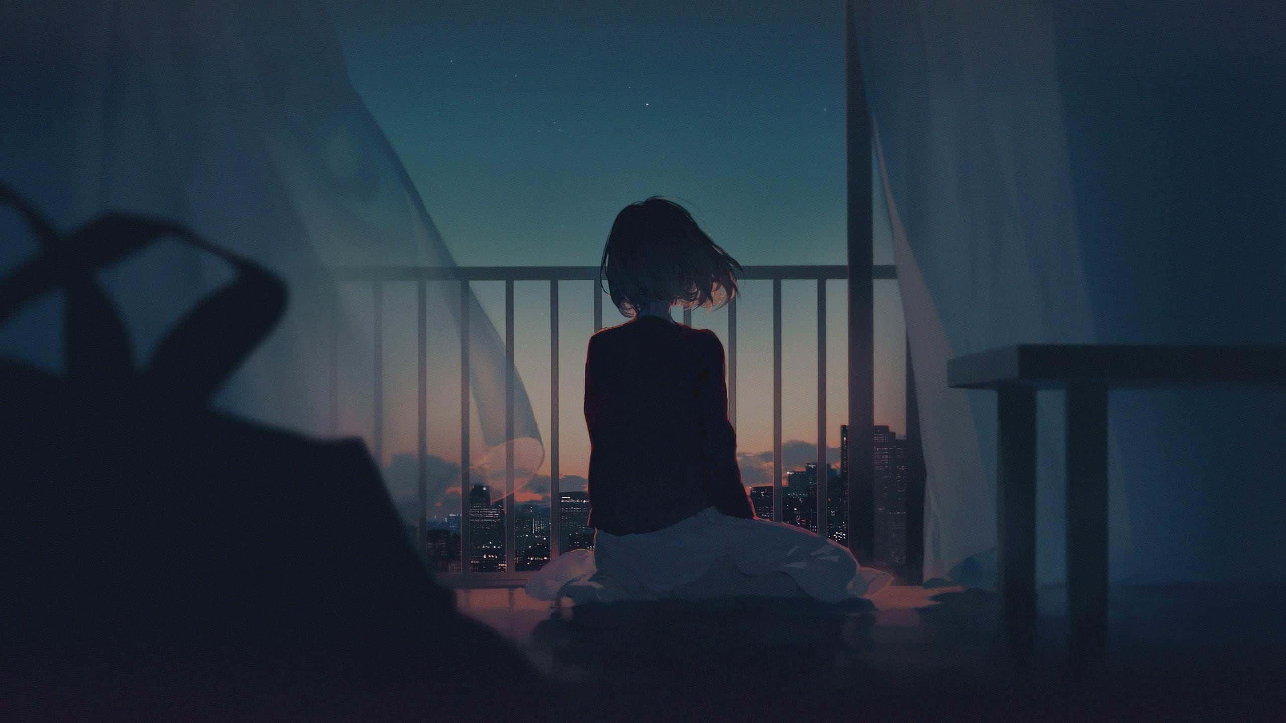 Fondo de Anime Triste Fondos de pantalla