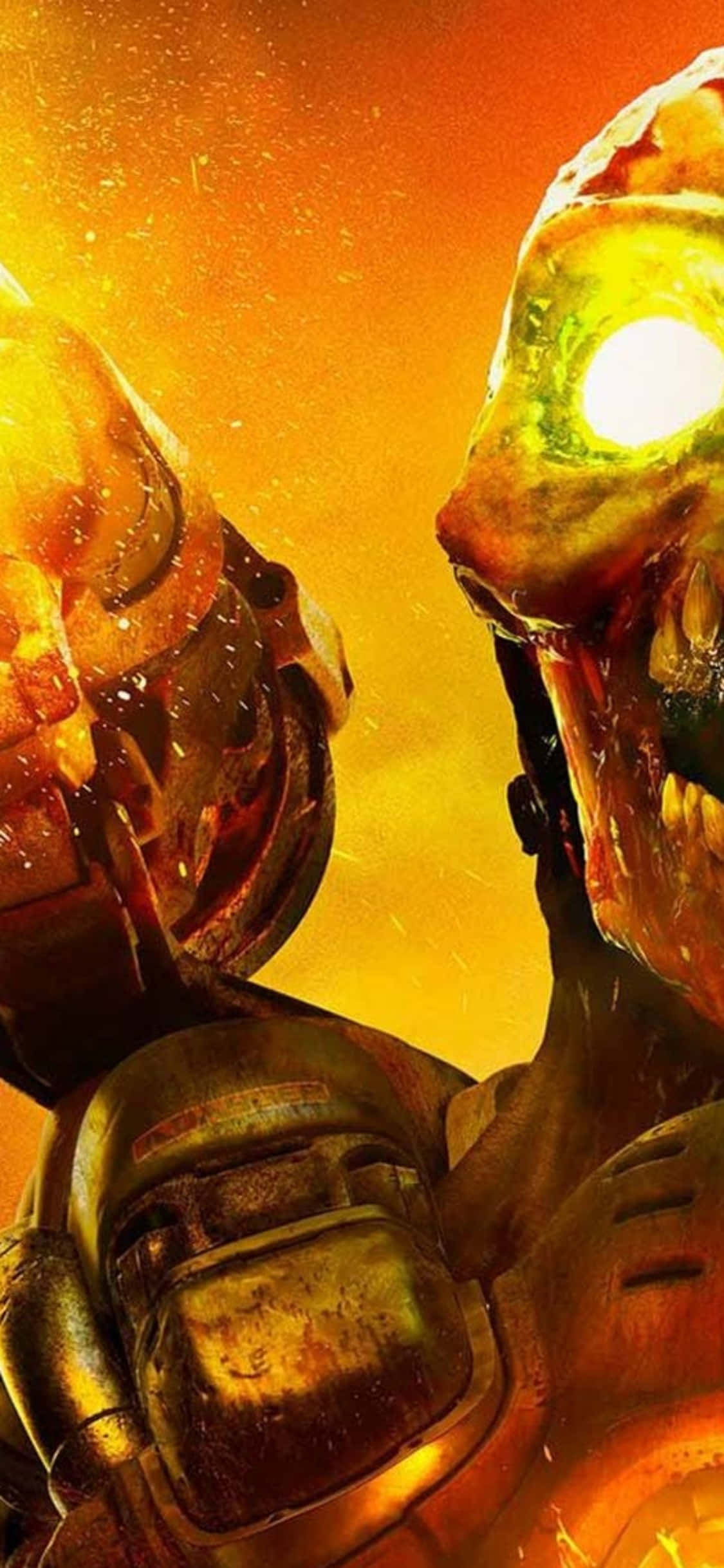 Fondo de Arma Misil iPhone Xs Doom Fondos de pantalla