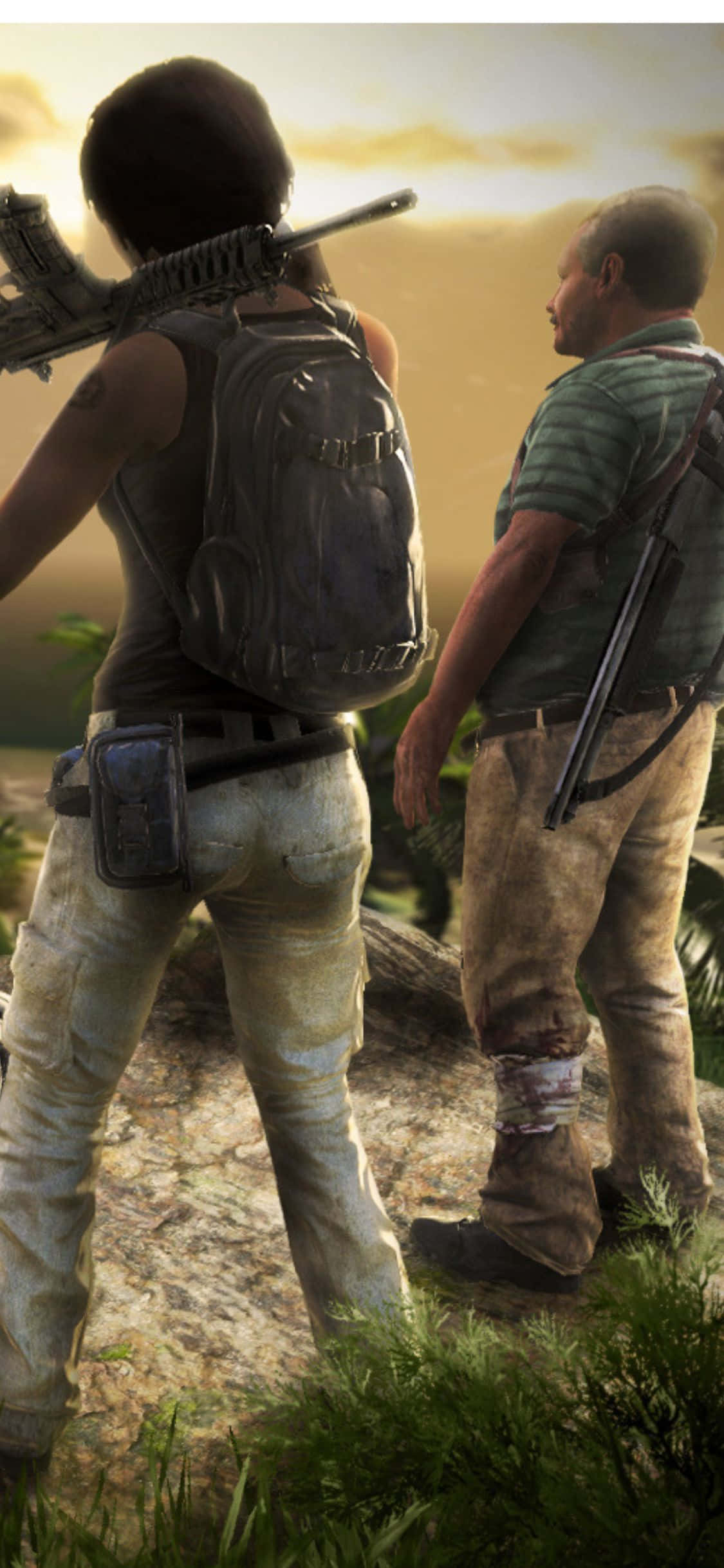 Fondo de armas de fuego de Far Cry 3 para iPhone X Fondos de pantalla