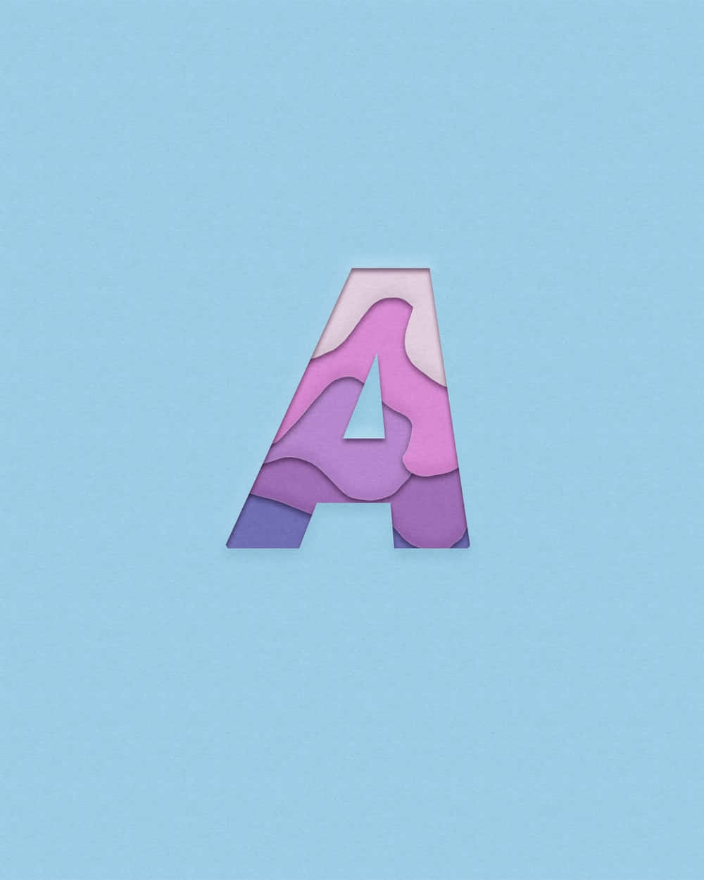 Fondo de Arte Vectorial de la Letra A Pastel Fondos de pantalla