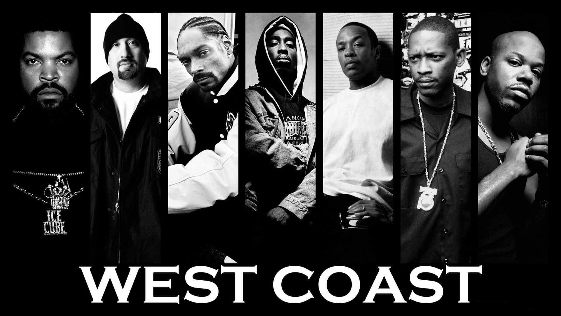 Fondo de Artistas del Rap de la Costa Oeste de los 90 Fondos de pantalla