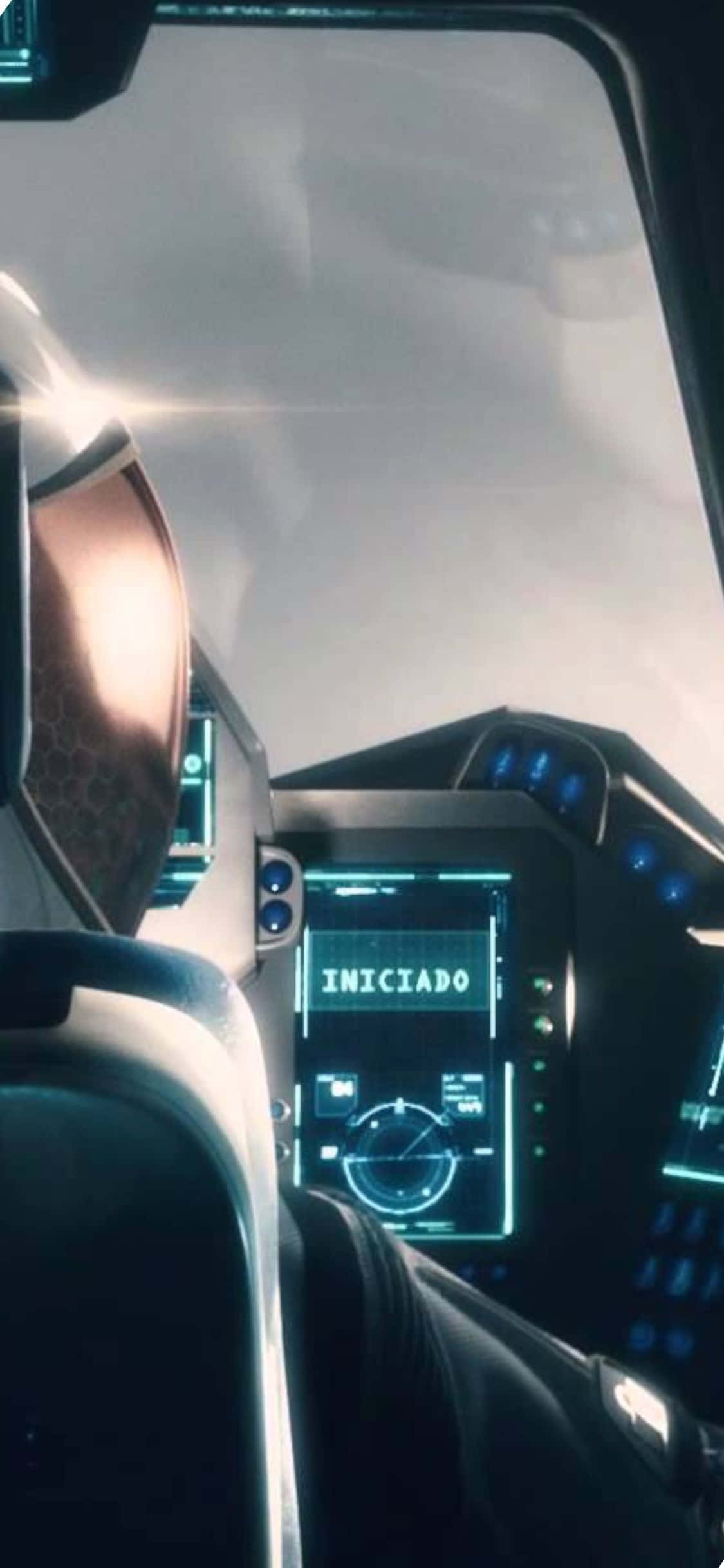 Fondo de astronauta y nave espacial de Civilization Beyond Earth para iPhone XS Fondos de pantalla