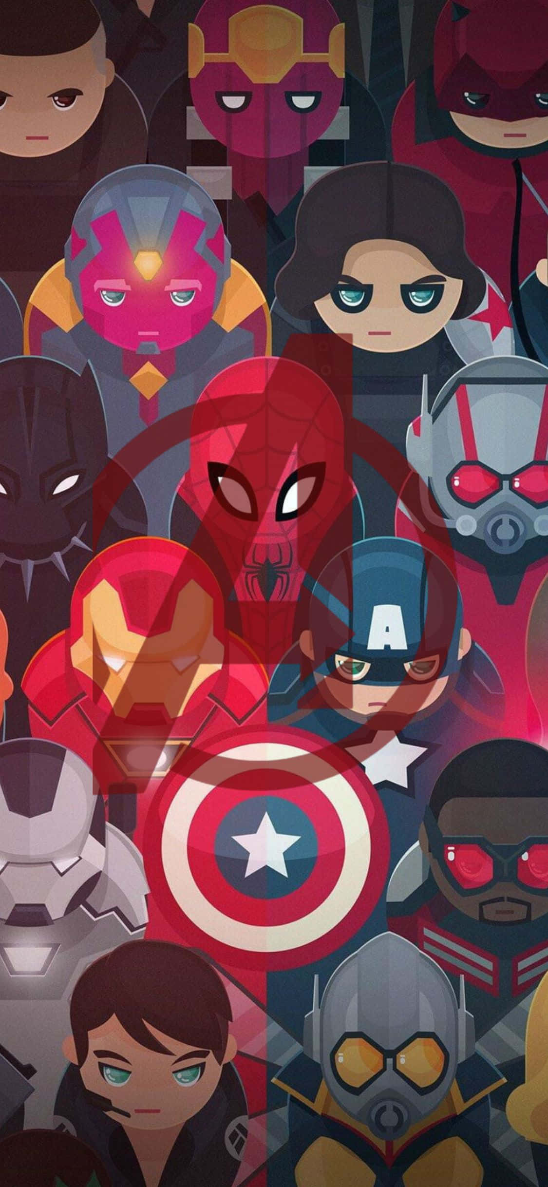 Fondo de Avengers para iPhone XS con Lindo Fanart Fondos de pantalla