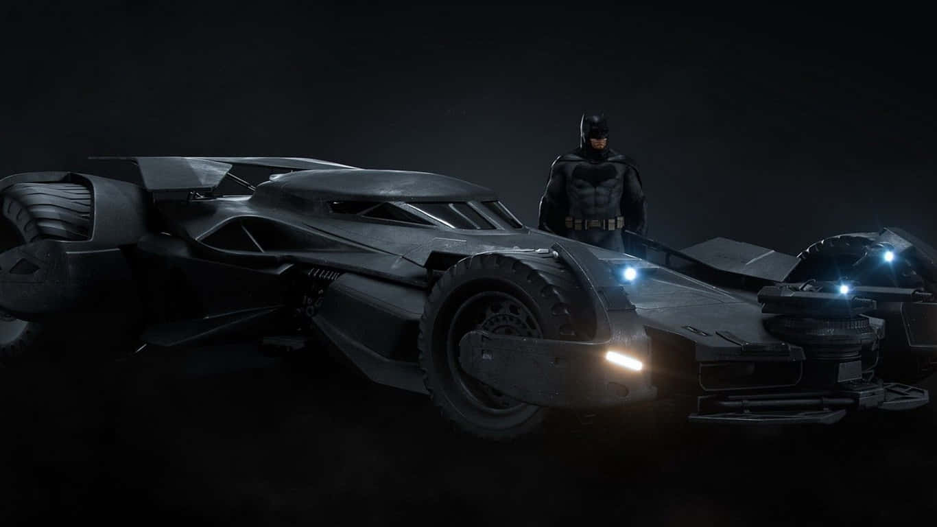 Fondo de Batmóvil 1366x768 Batman Fondos de pantalla