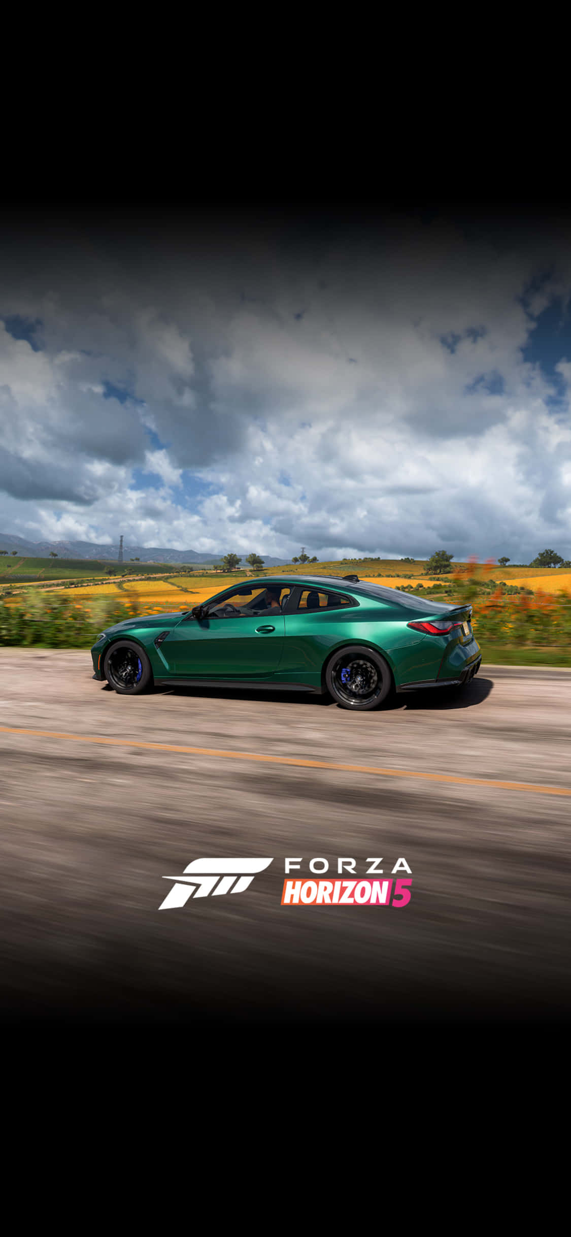 Fondo de BMW M4 verde para iPhone X Forza Motorsport 7 Fondos de pantalla