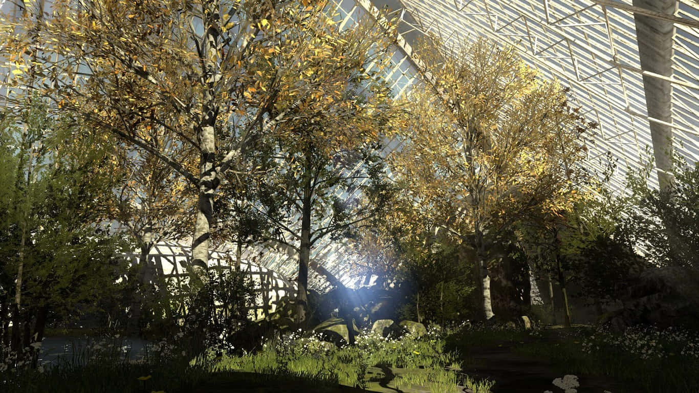 Fondo de Bosque Gehenna de The Talos Principle en 1366x768 Fondos de pantalla