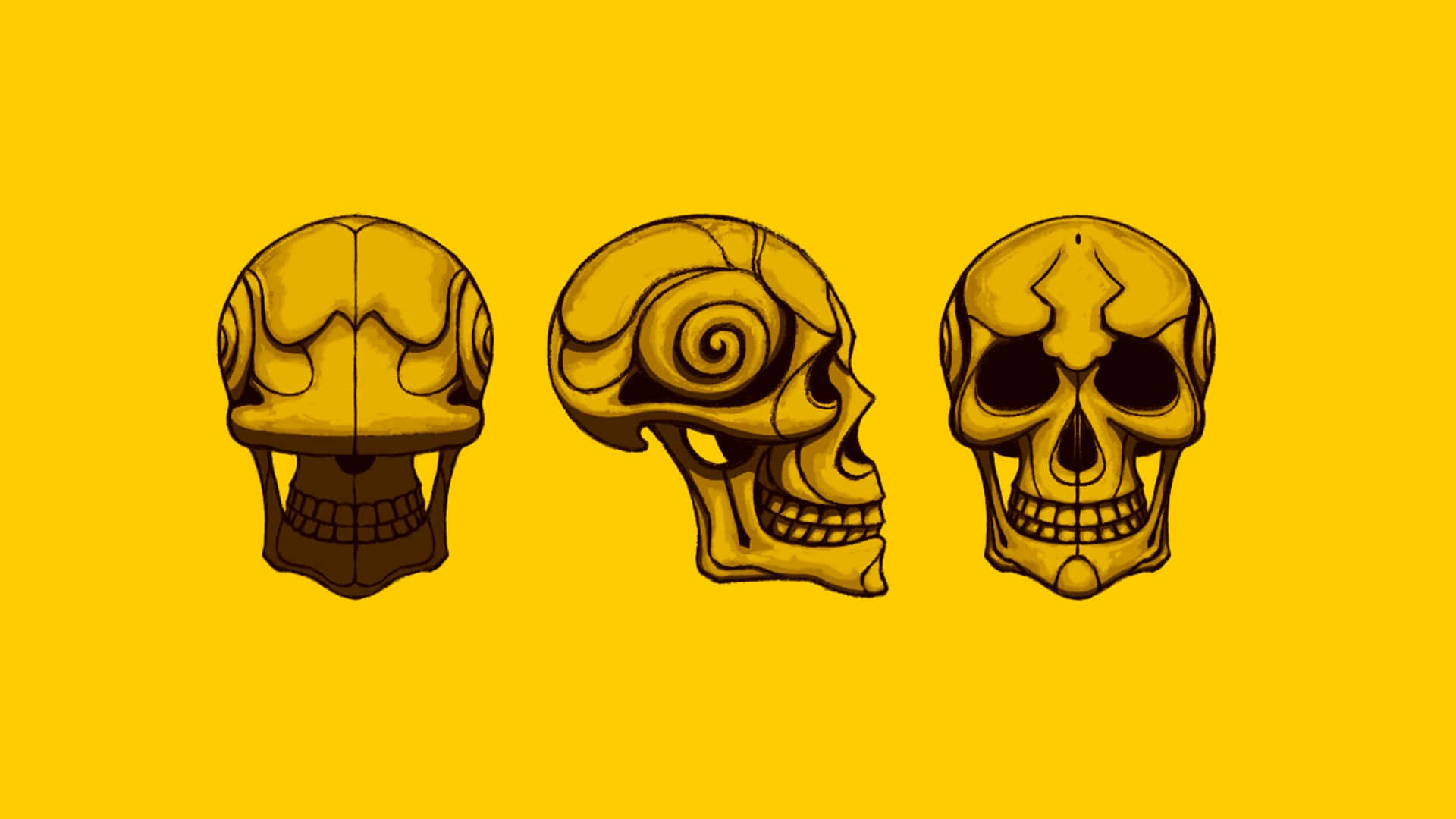 Fondo de Calavera Fondos de pantalla