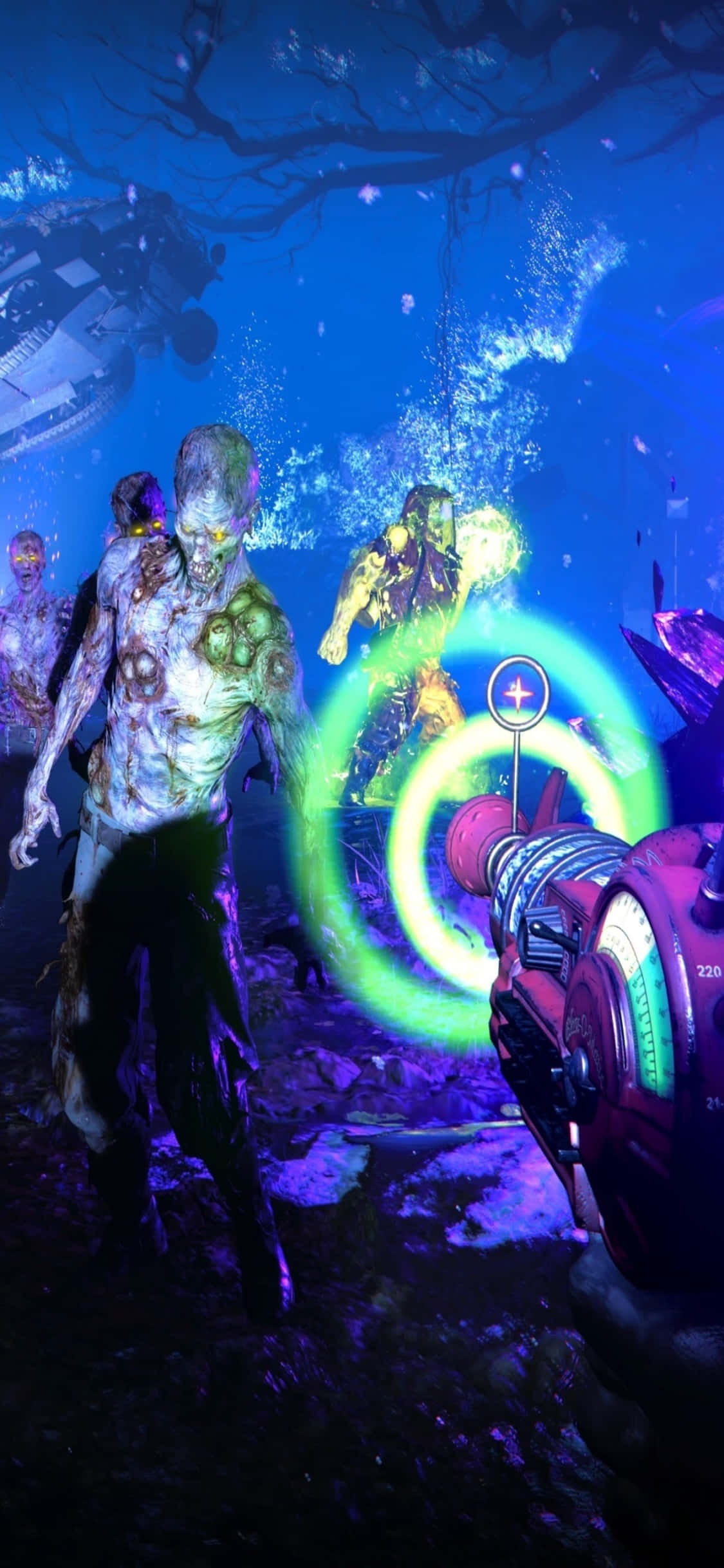 Fondo de Call of Duty Black Ops Cold War Zombies para iPhone XS Fondos de pantalla