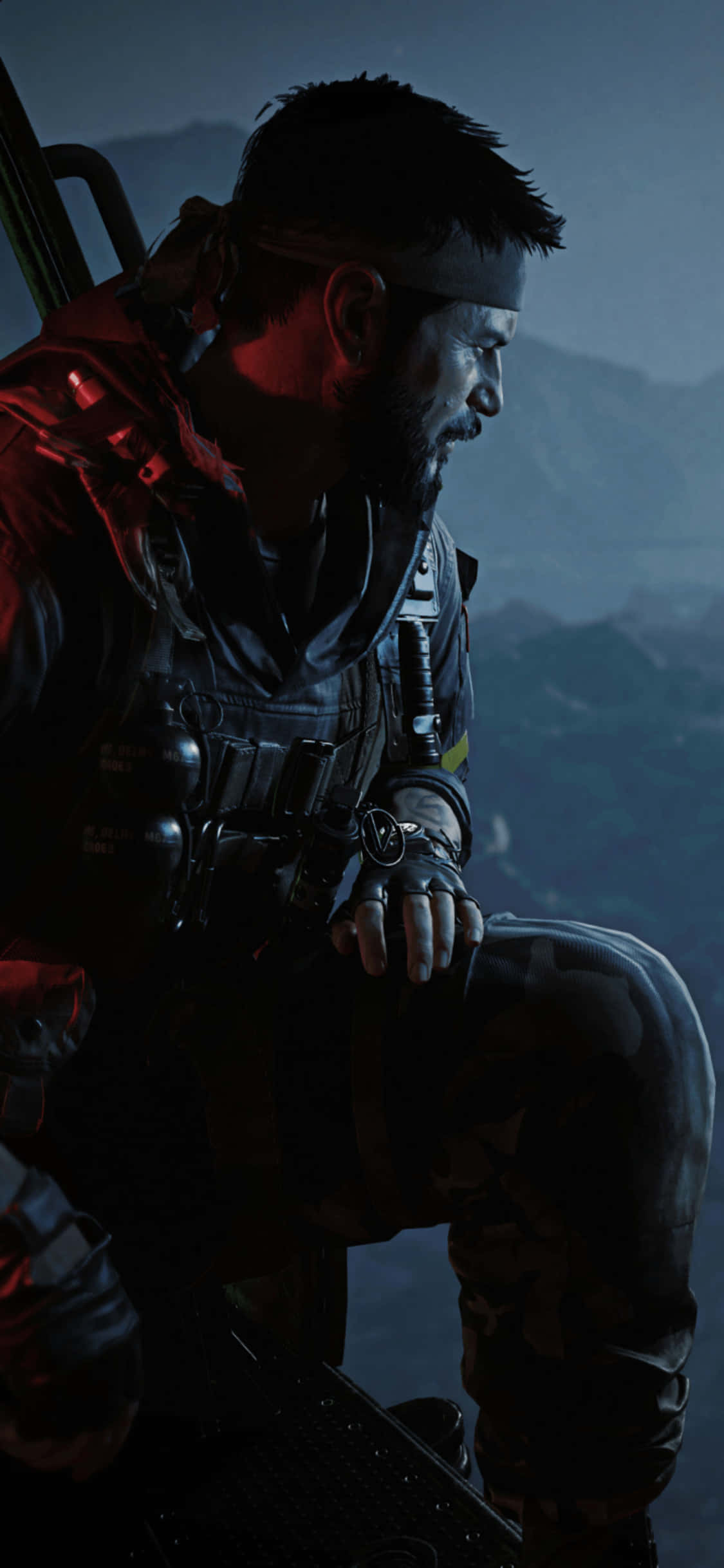 Fondo de Call of Duty Black Ops Cold War Woods en Helicóptero para iPhone XS Fondos de pantalla