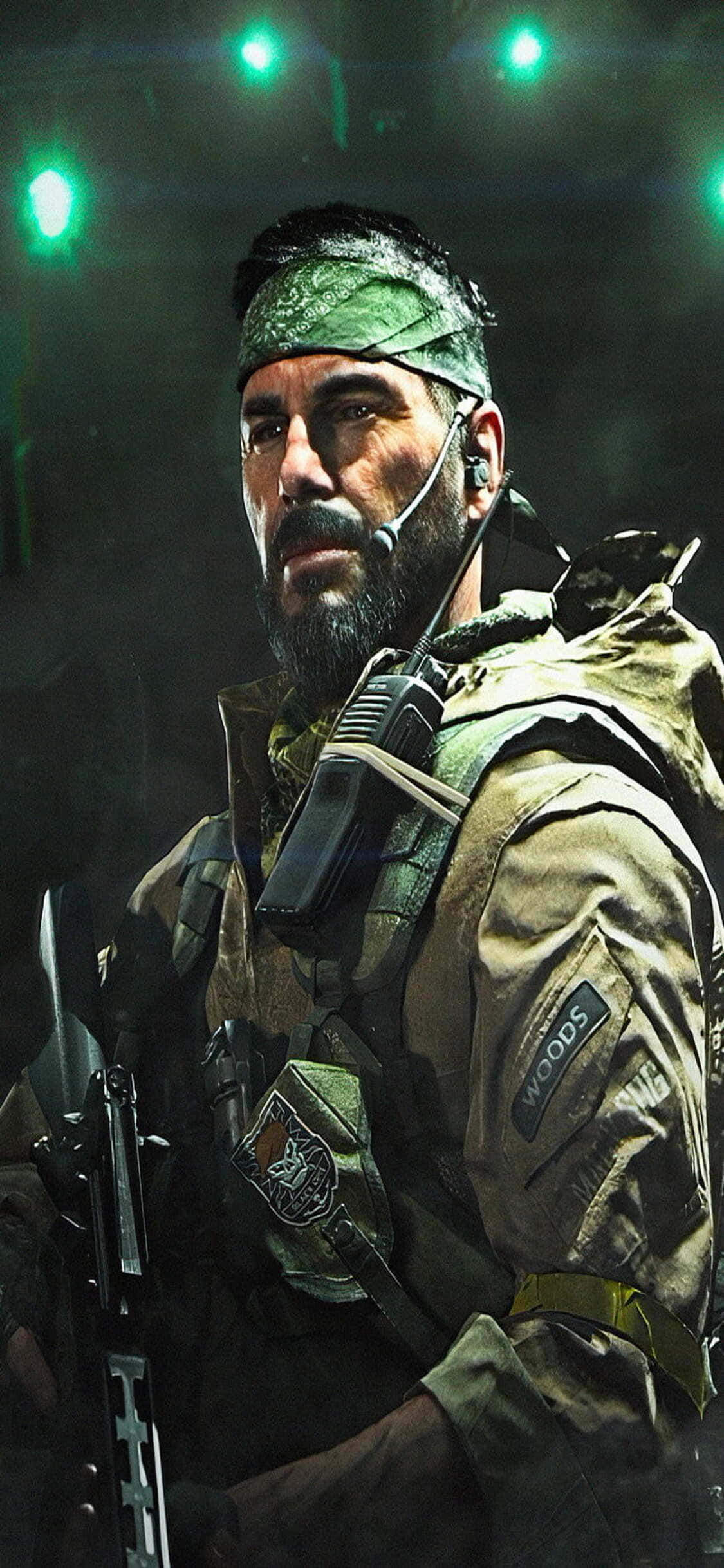 Fondo de Call of Duty Black Ops Cold War Woods para iPhone XS Fondos de pantalla