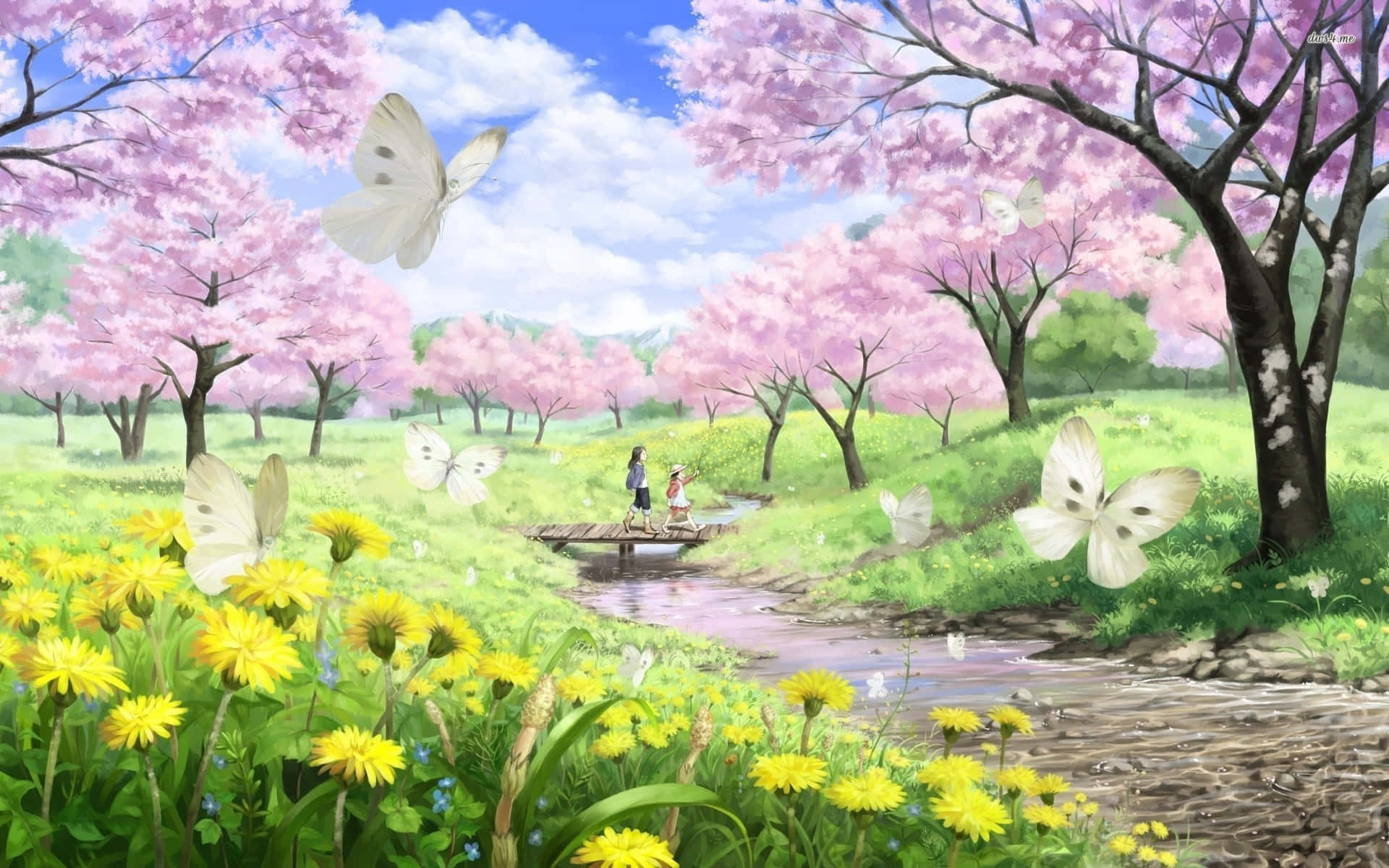 Fondo de Cerezo en Flor Fondos de pantalla