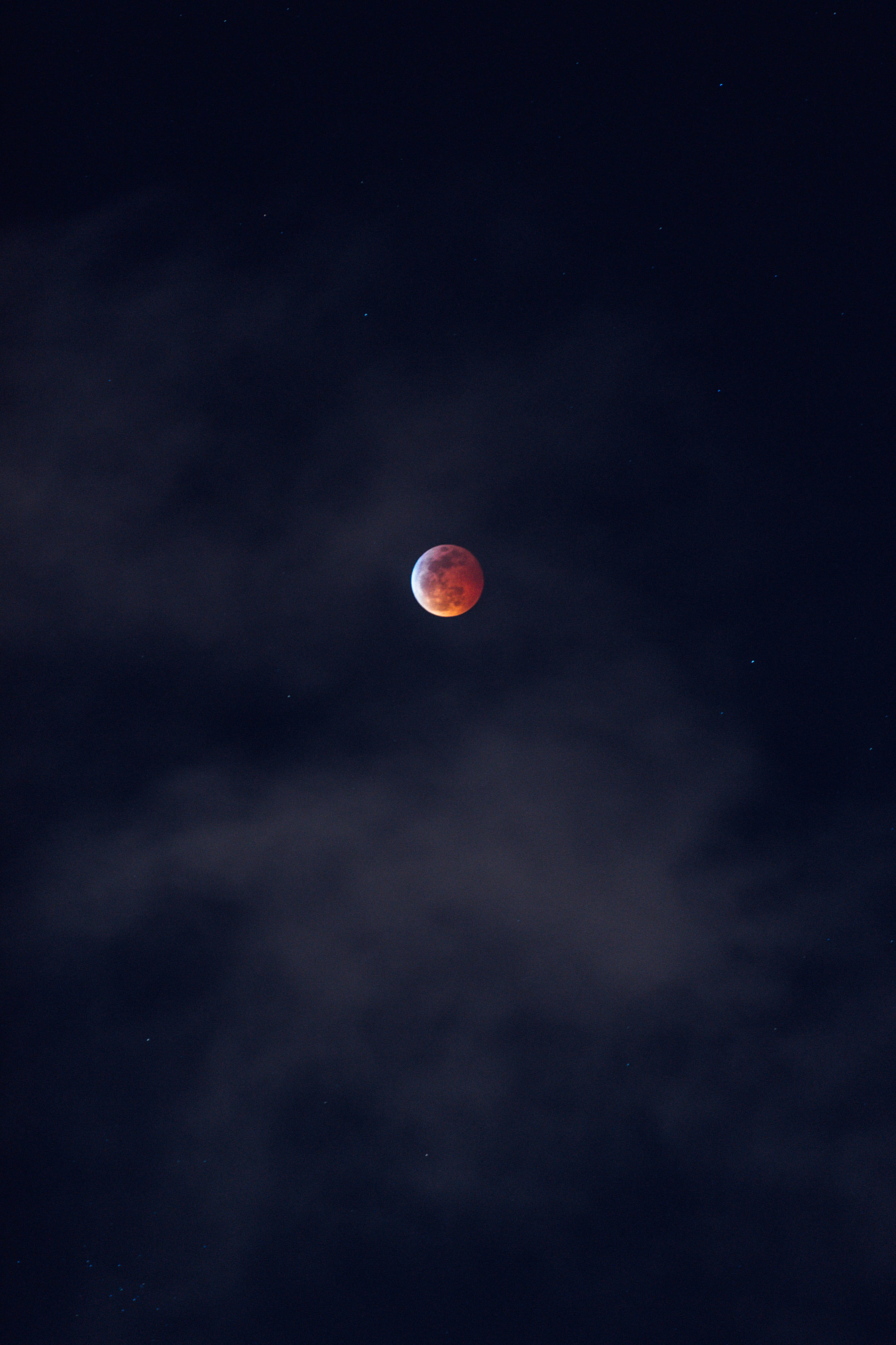 Fondo de Cielo con Luna de Sangre Fondos de pantalla