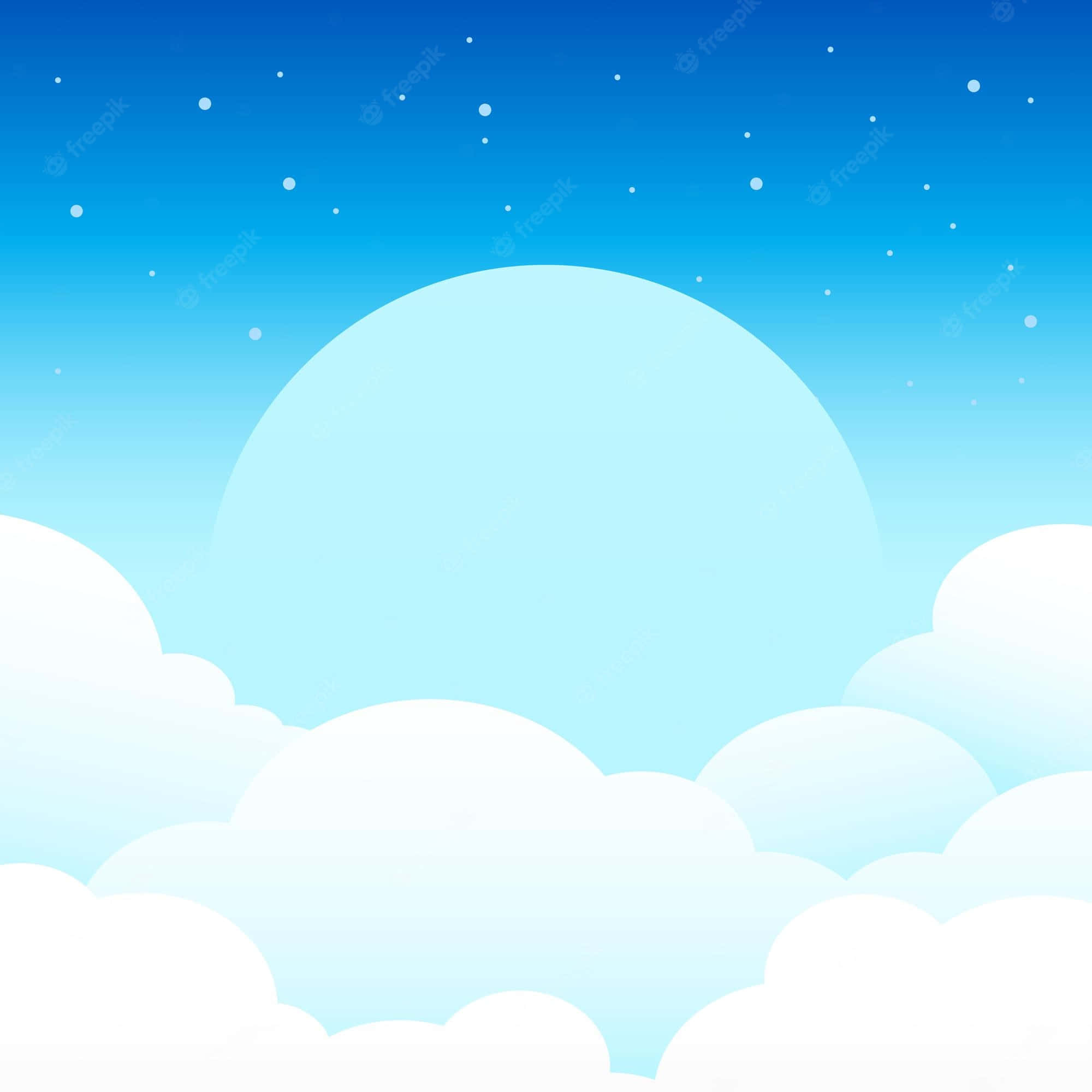 Fondo de cielo de dibujos animados Fondos de pantalla
