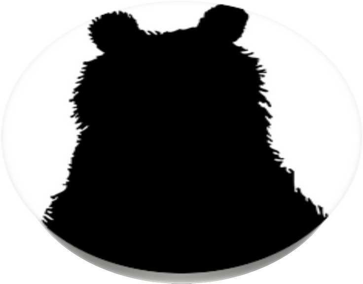 Fondo de círculo con silueta de gato negro Fondos de pantalla